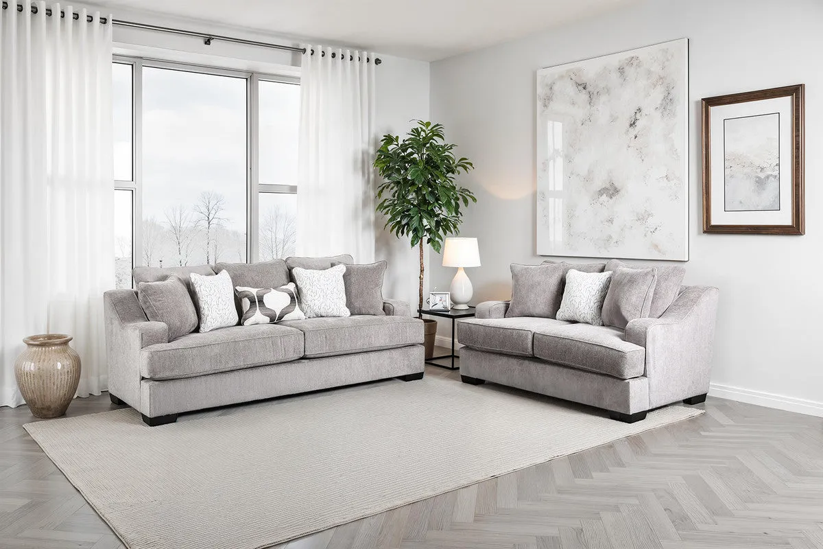 Mayfield Gray Loveseat - Image 2