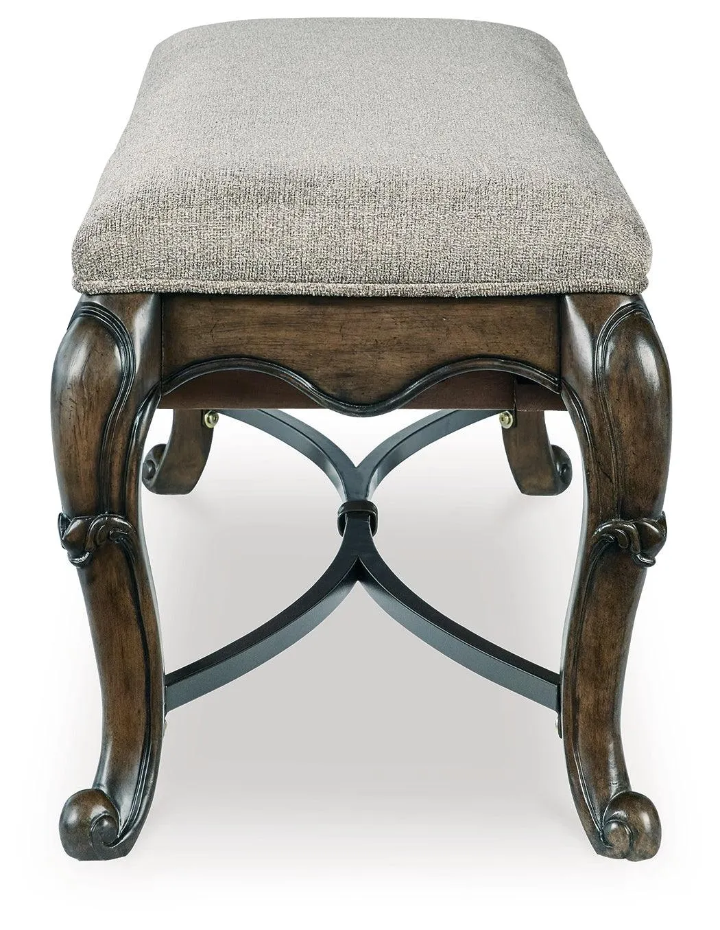 Maylee Dark Brown 63" Dining Bench - Image 4