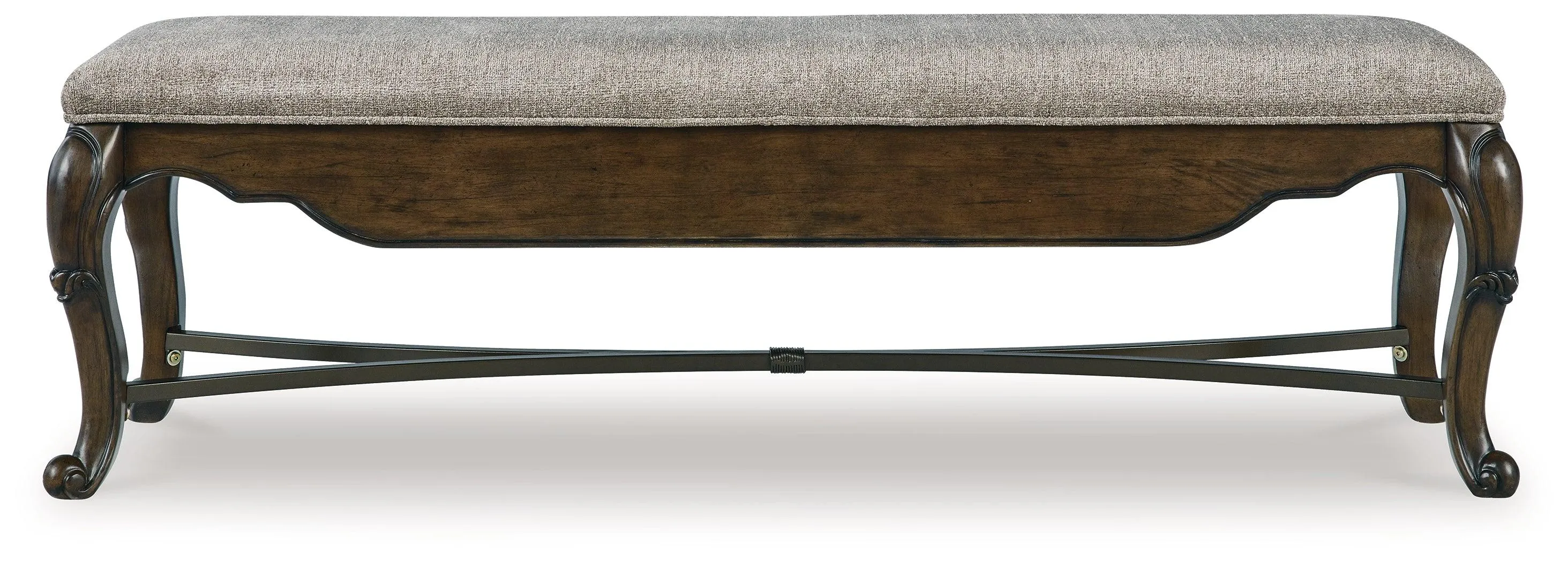 Maylee Dark Brown 63" Dining Bench - Image 5