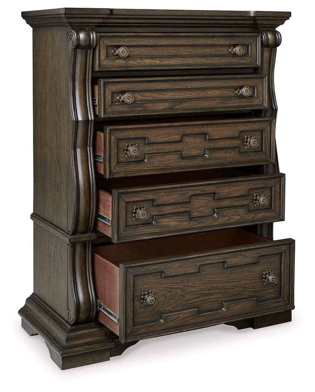 Maylee Dark Brown Chest of Drawers - Image 2