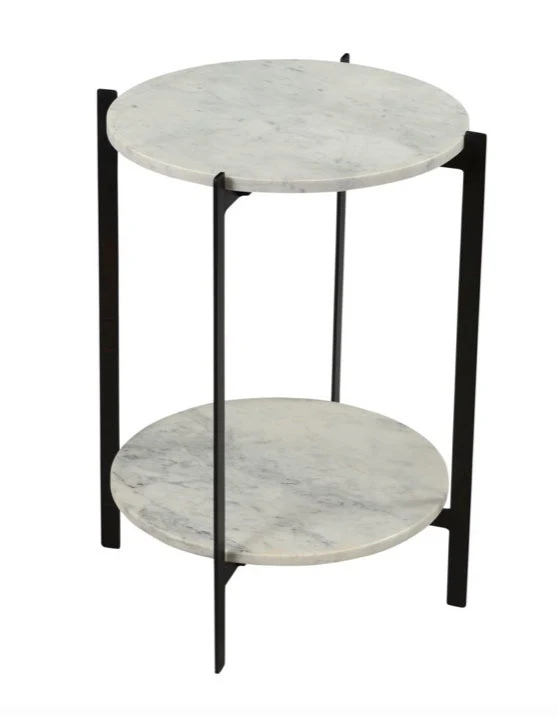 Melanie Accent Table White - Image 2