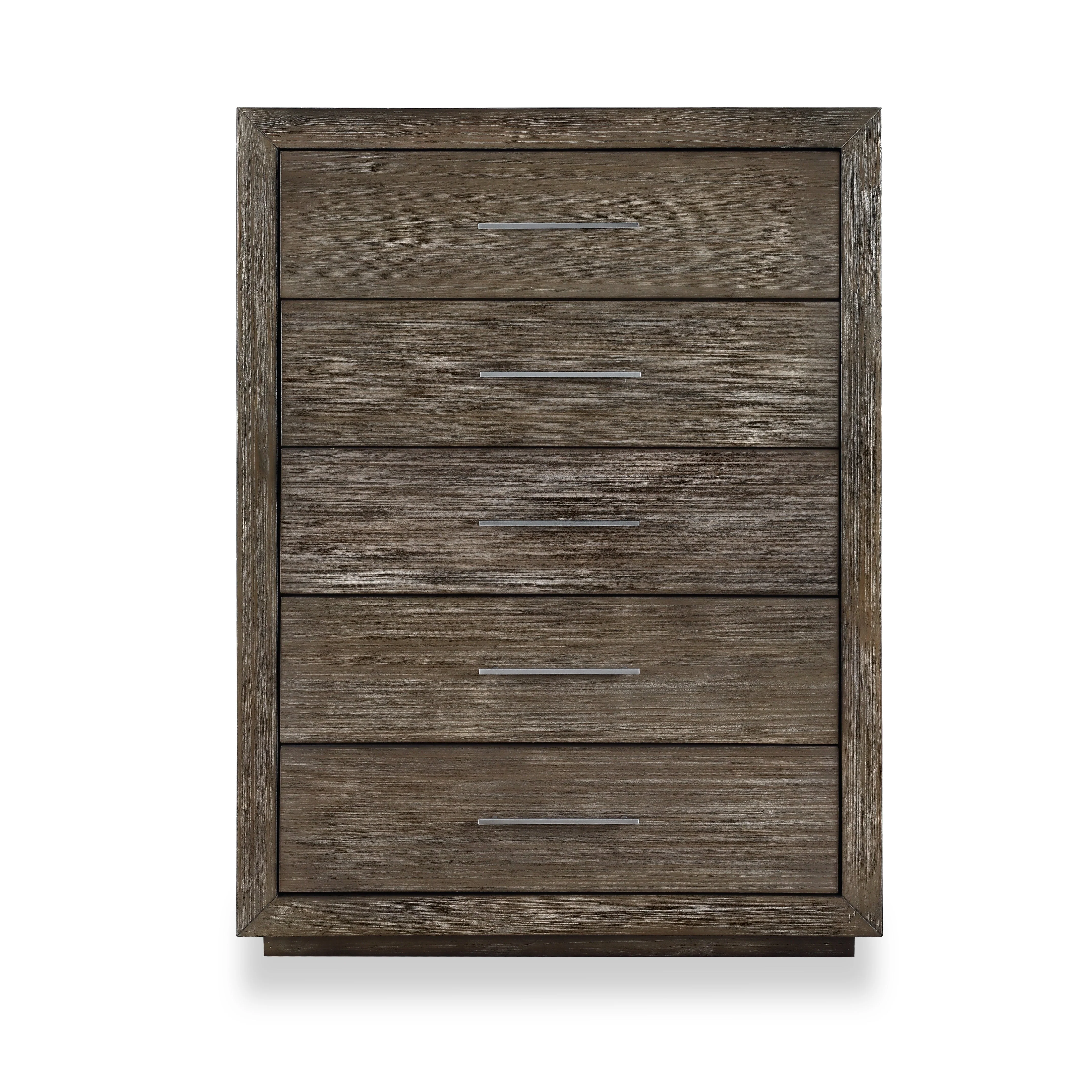 Melbourne Five Drawer Chest in Dark Pine - Image 5
