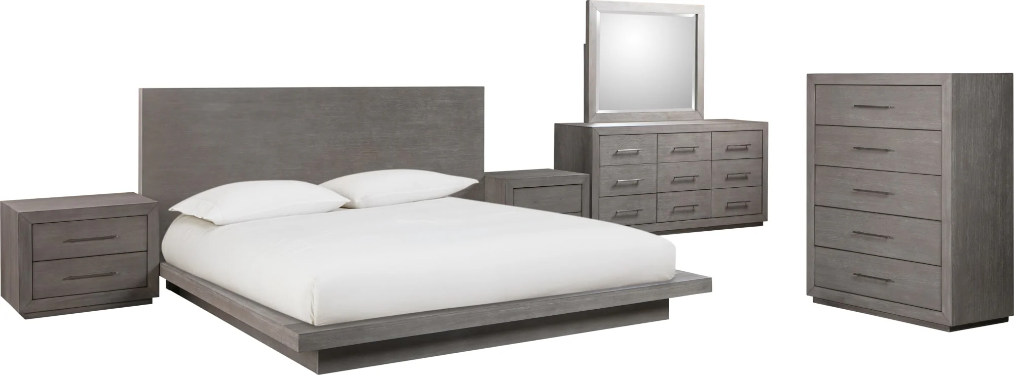 Melbourne Mineral California King Panel Bed - Image 9