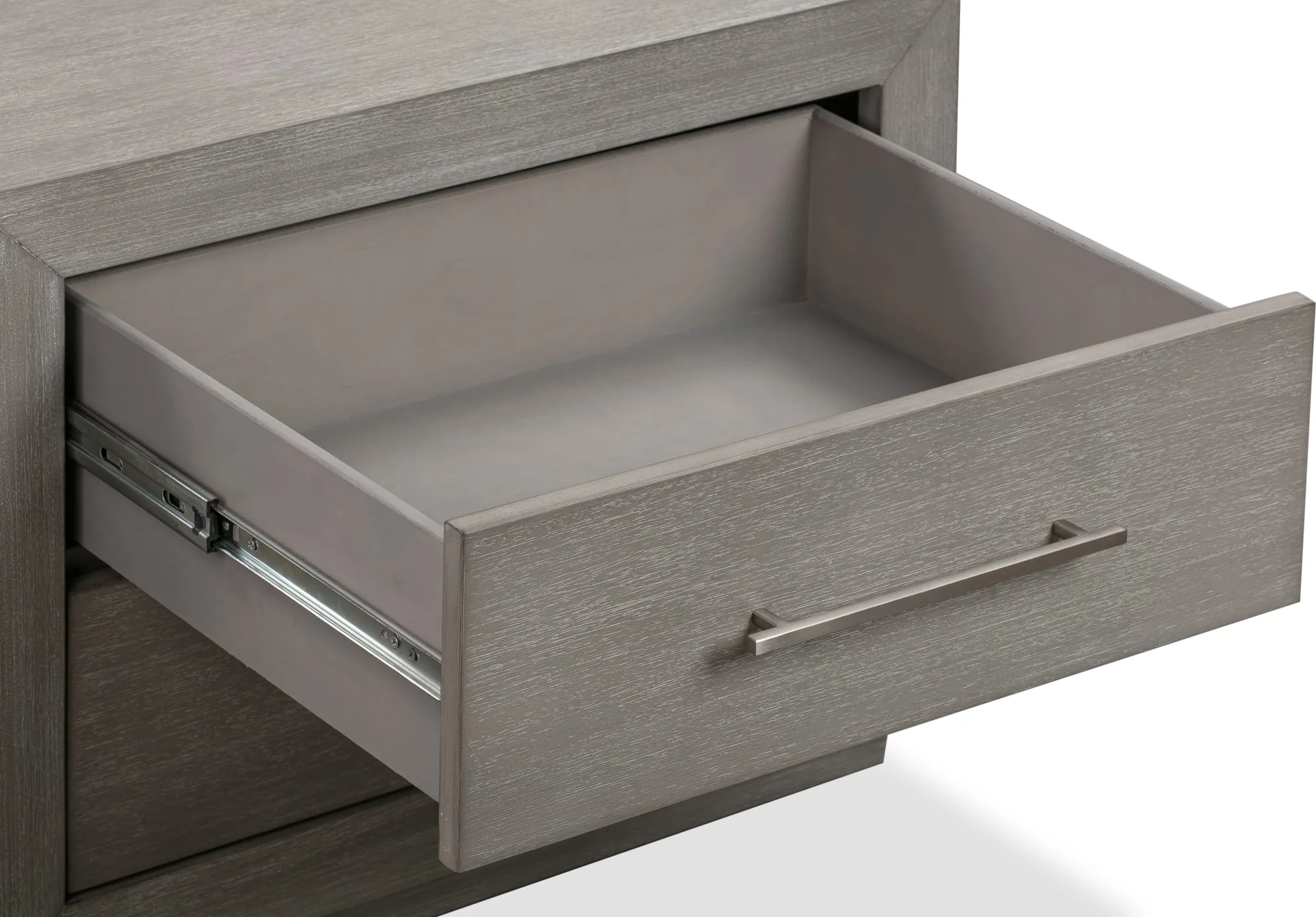 Melbourne Mineral Two Drawer Nightstand with USB - Image 7