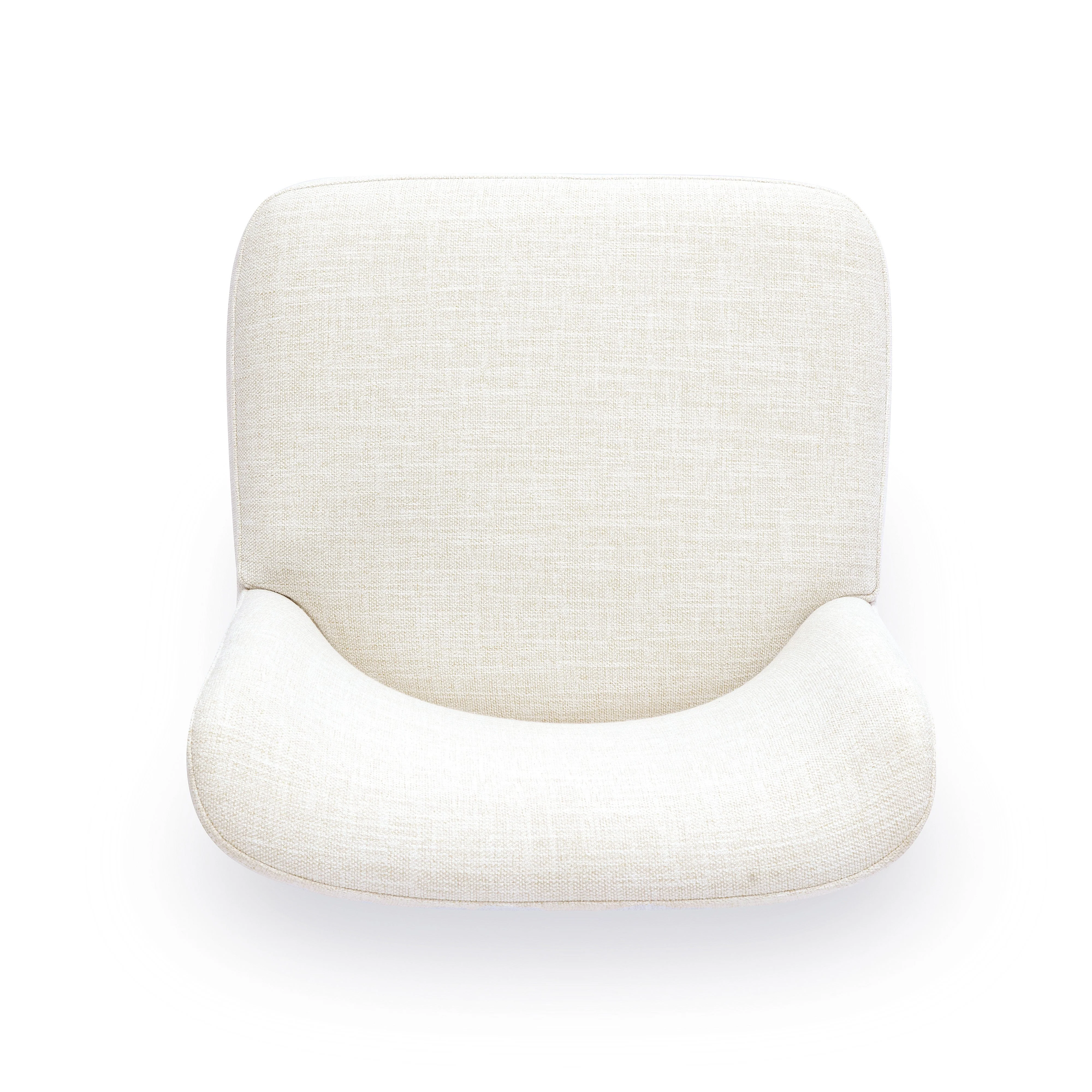 Melissa Performance Fabric Rolling Dining Chair - Image 4