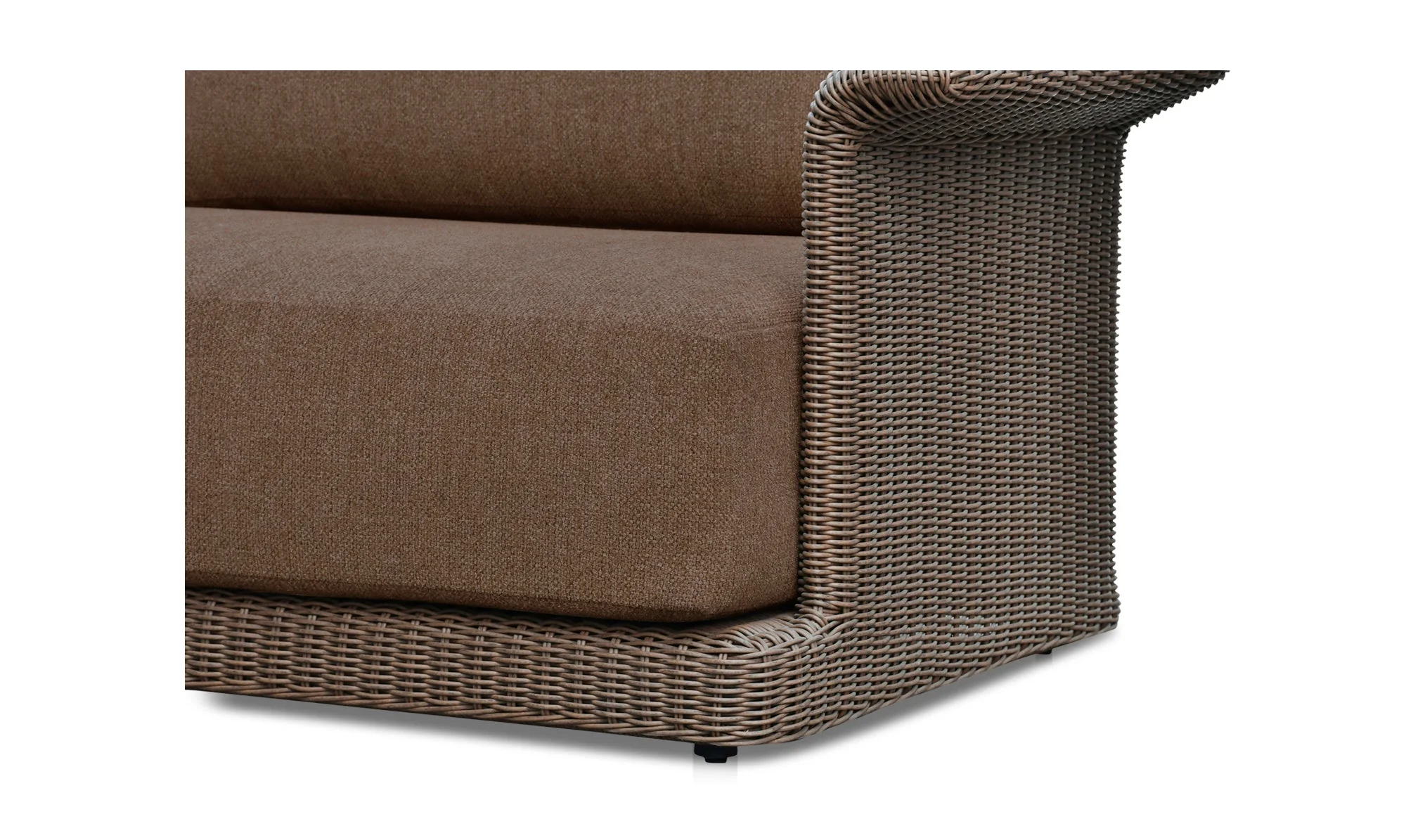 Meredith Outdoor Sofa Brown - Image 8