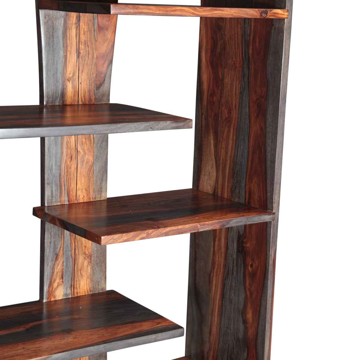 Meridian 34" Open Bookshelf in Capri Sheesham - Image 2