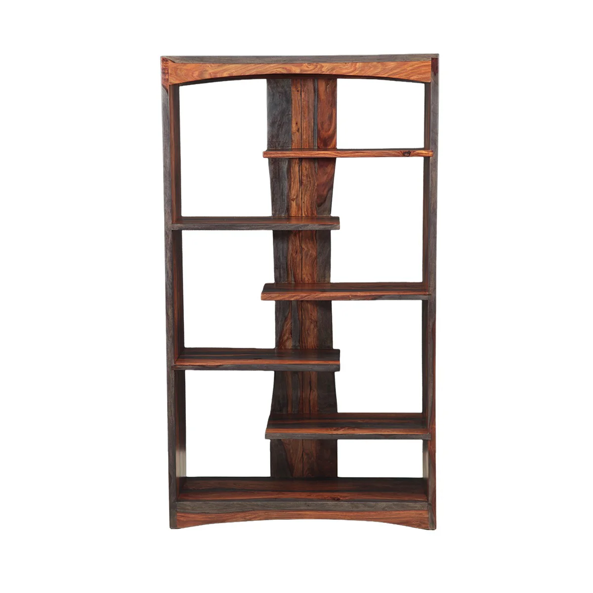 Meridian 34" Open Bookshelf in Capri Sheesham - Image 8