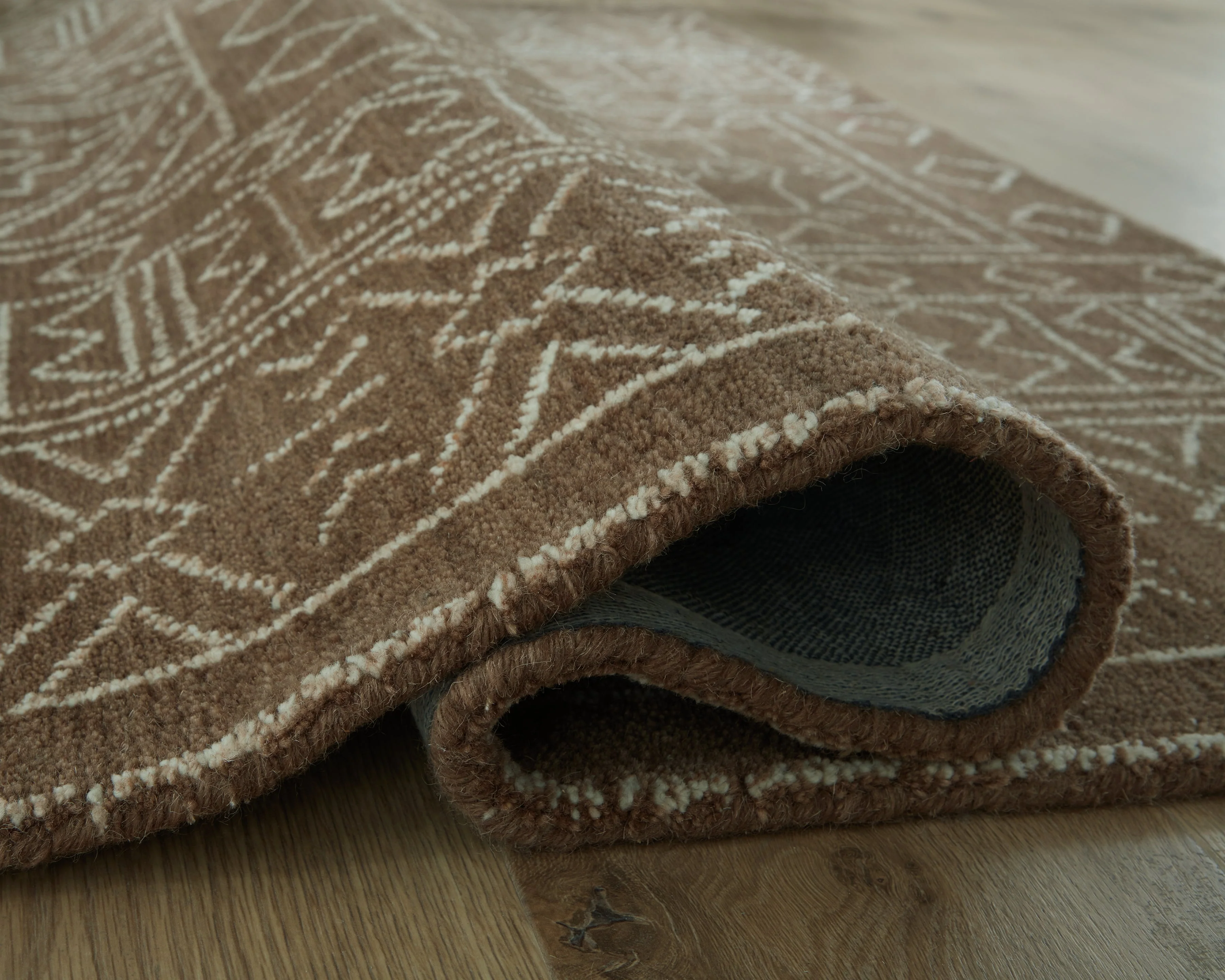 Merrittman Brown/Ivory Large Rug - Image 4