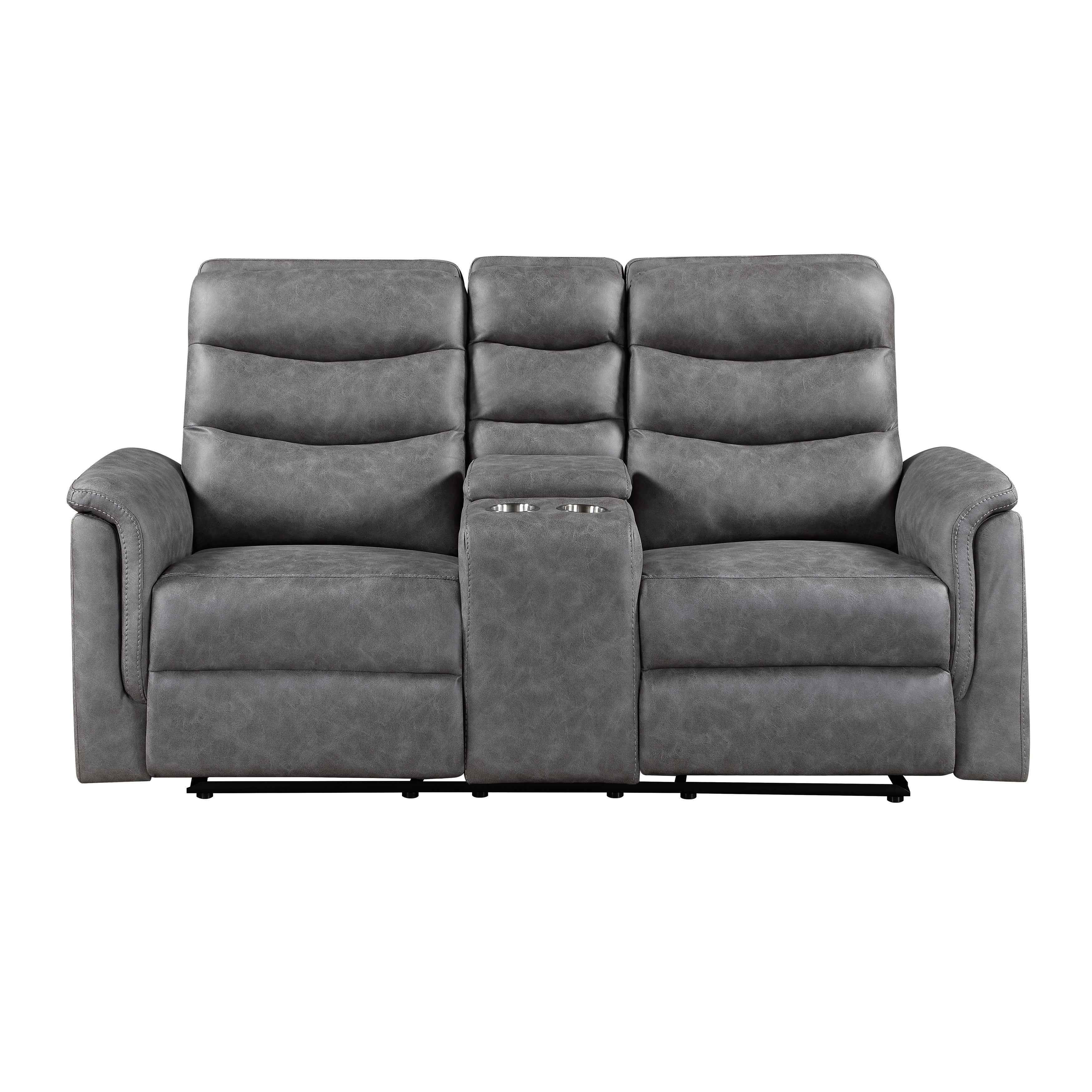 Metric Gray Reclining Living Room Set - Image 8