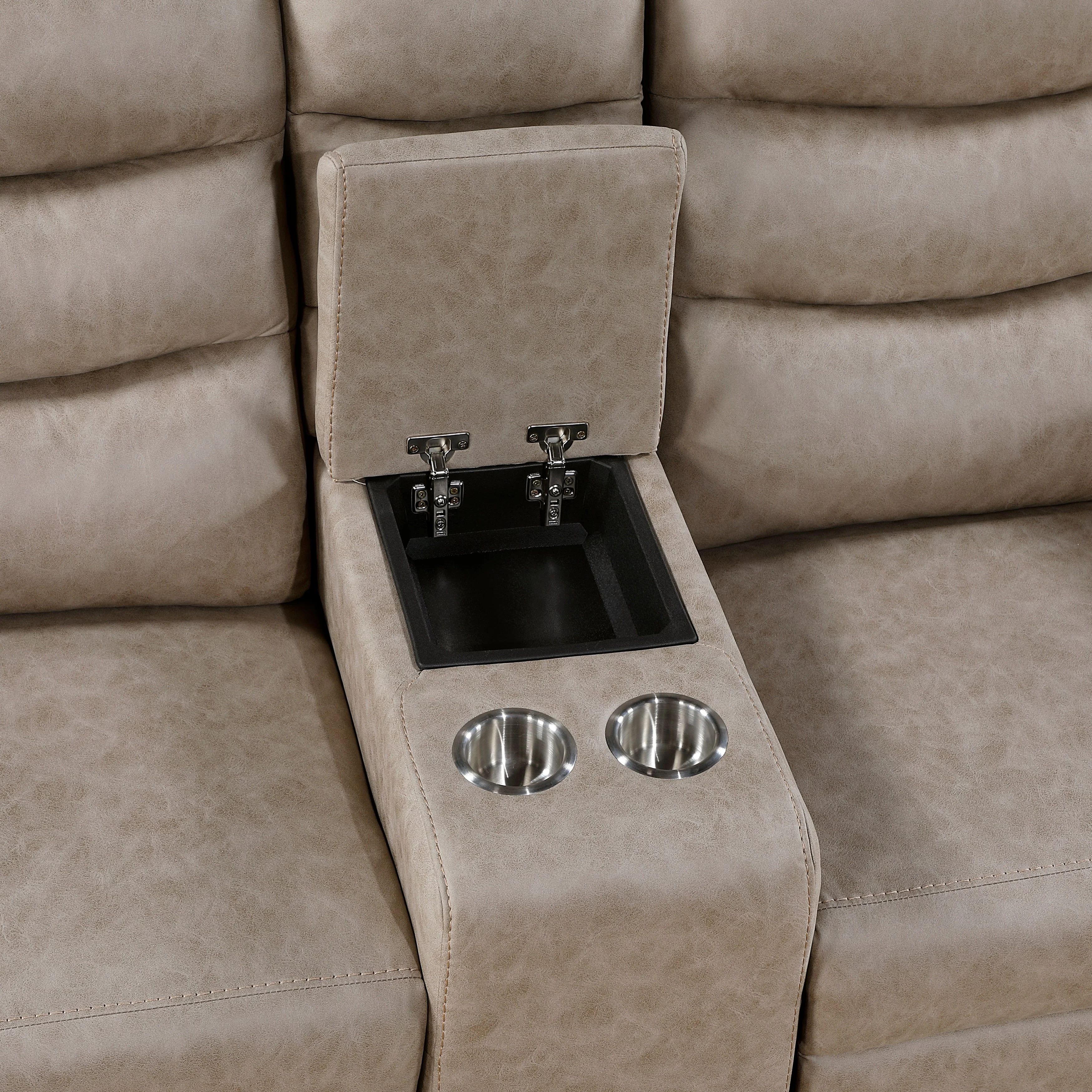 Metric Taupe 3-Piece Reclining Living Room Set - Image 12
