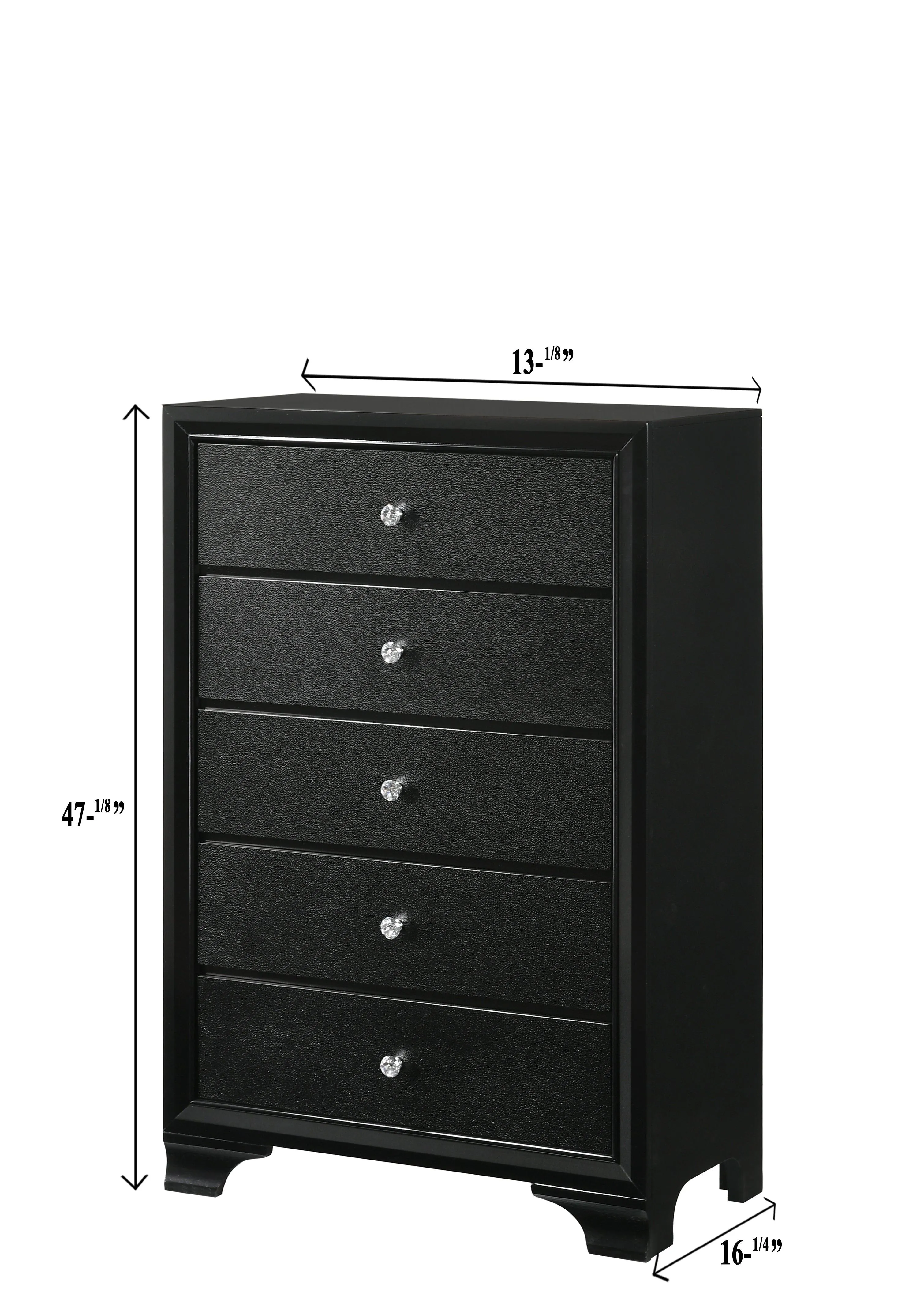 Micah Black LED Upholstered Panel Youth Bedroom Set - Image 12