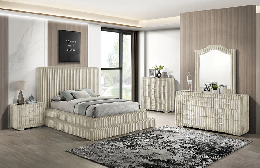 Micah w/Henley Cream Bedroom Set