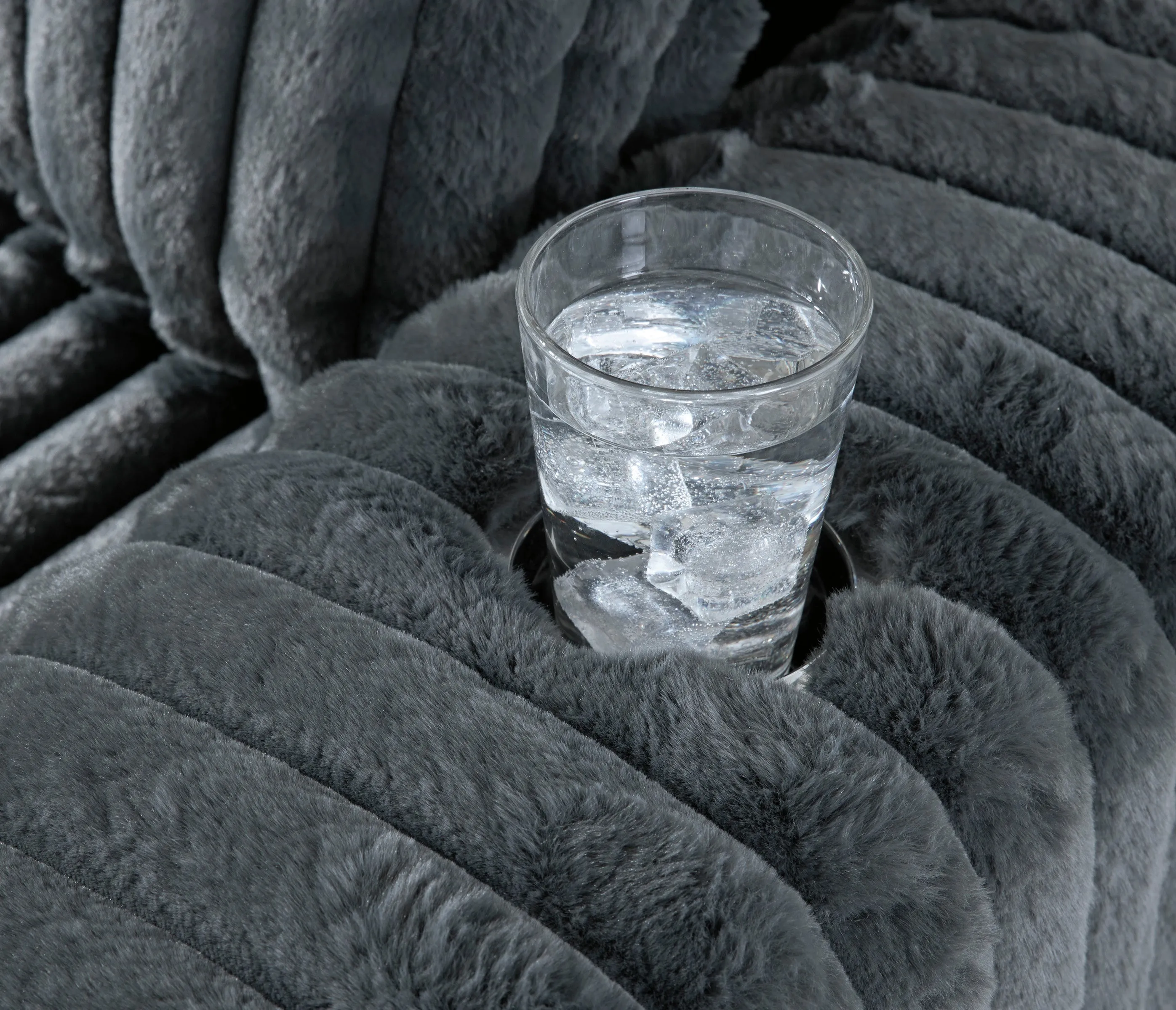 Midnight-Madness Gunmetal Oversized Chaise - Image 2