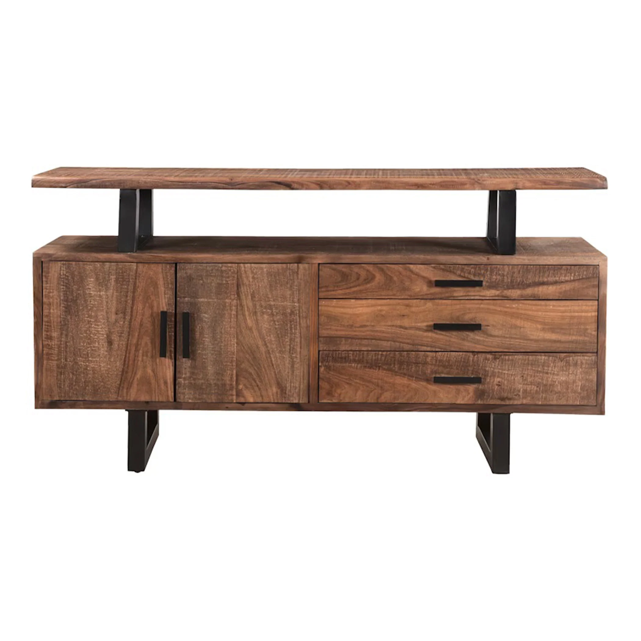 Miles 63" Live Edge Top Sideboard in Brownstone - Image 8