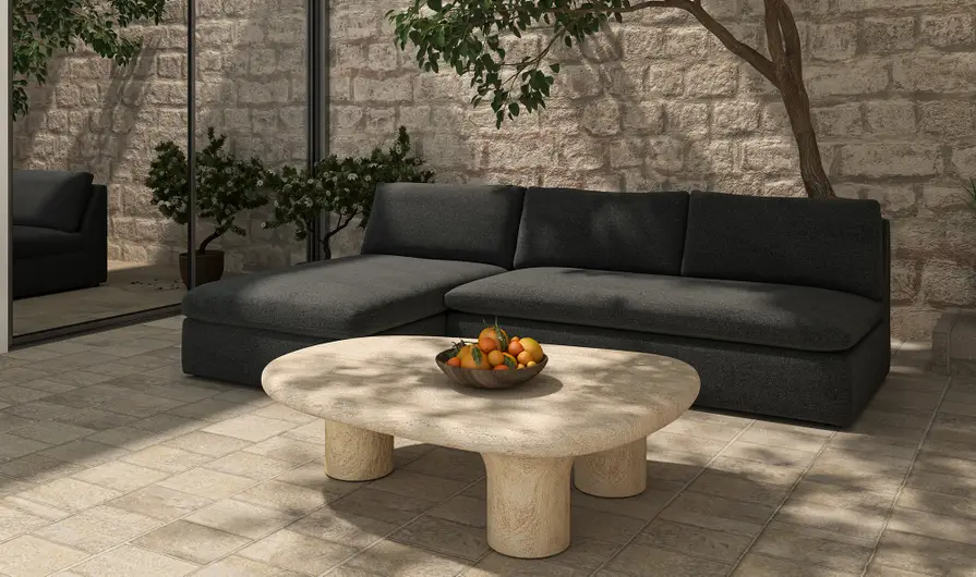 Miles Outdoor Modular 2 Piece Speckled Charcoal - Image 9