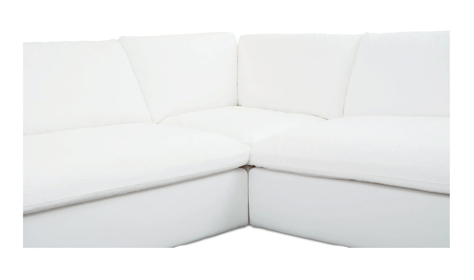 Miles Outdoor Modular 3 Piece White - Image 7