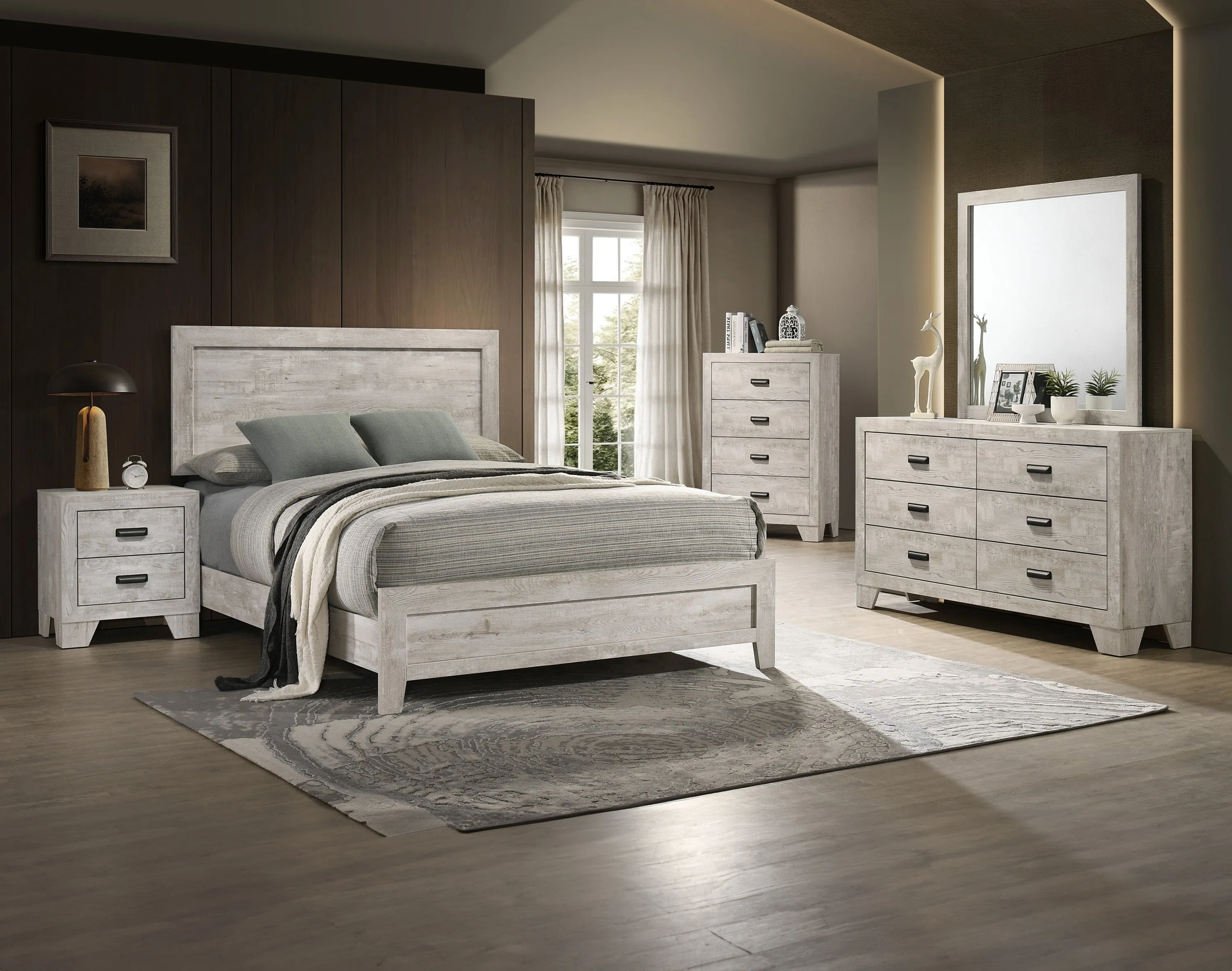 Millie White Twin Bed - Image 4