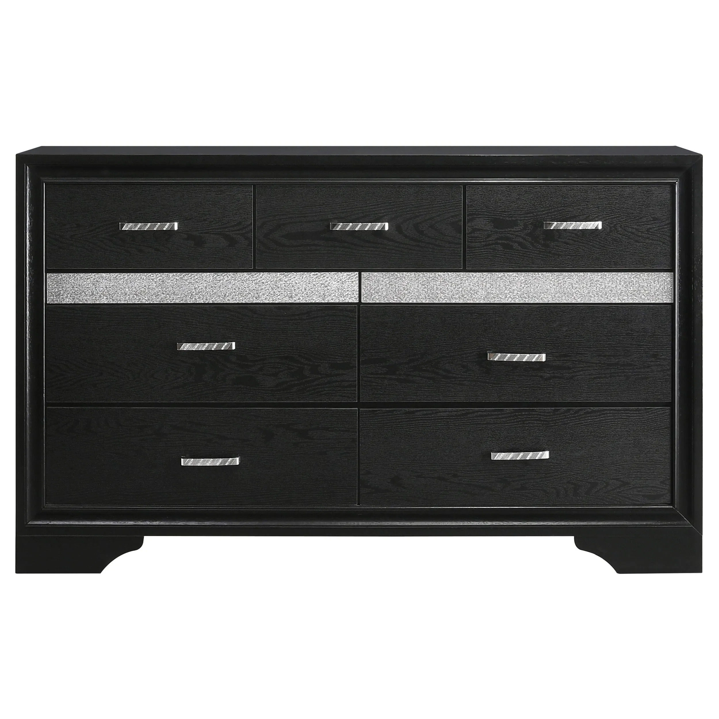 Miranda Black 4-Piece Queen Bedroom Set - Image 9