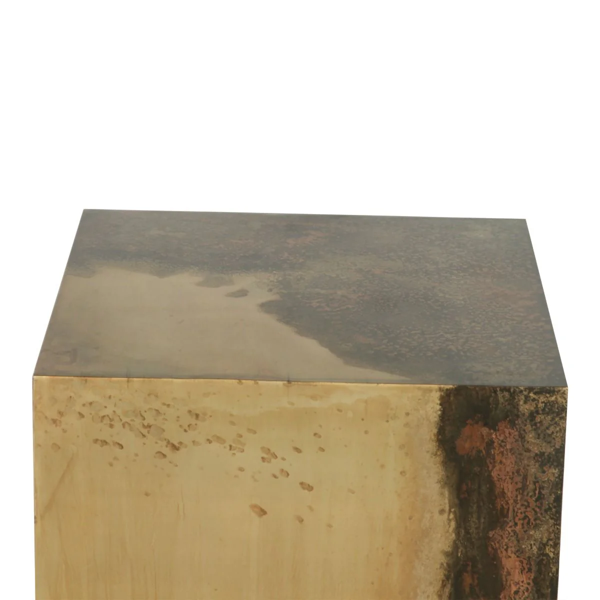 Moab 20" Side Table in Oxidized Copper - Image 4