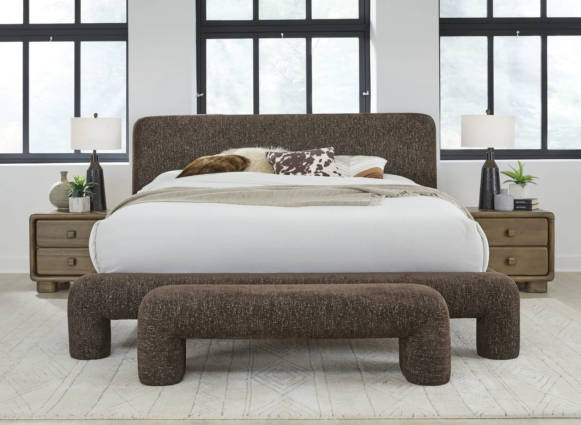 Mocoa Mongoose Fully Upholstered Bench - Image 6