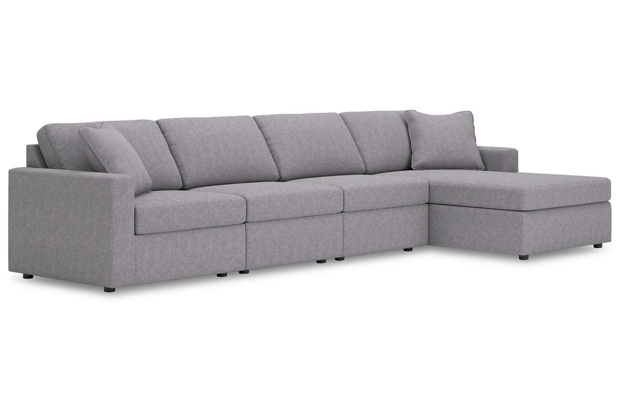Modmax Granite 4-Piece Sectional with RAF Chaise