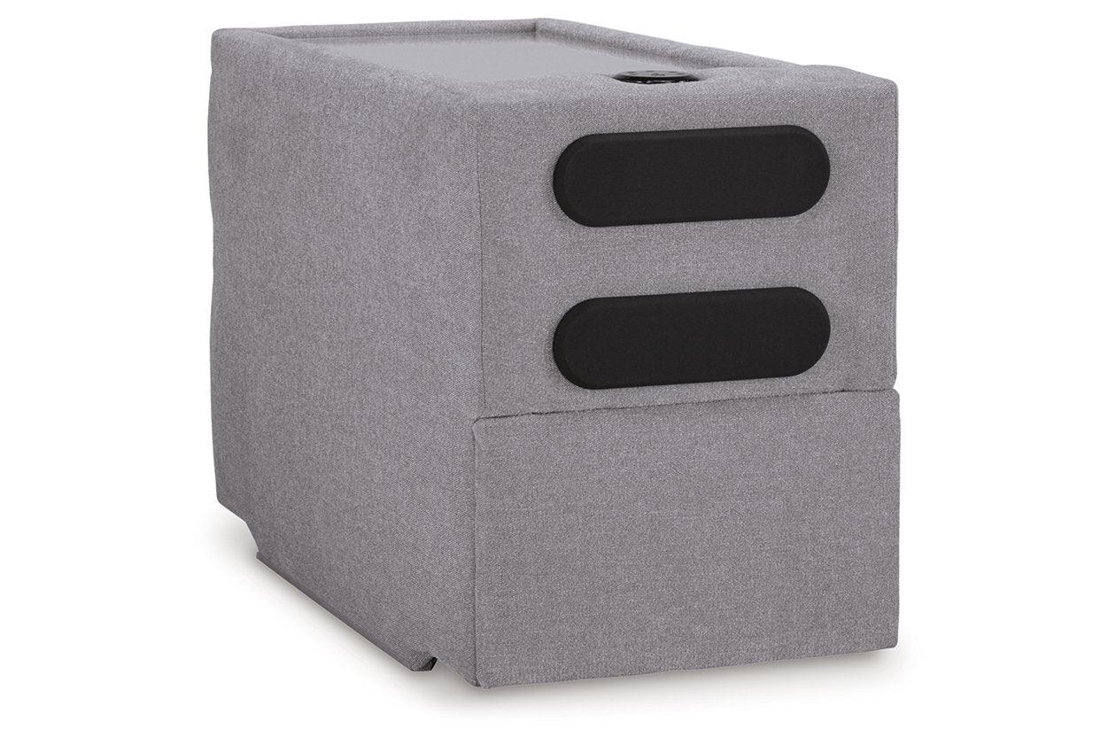 Modmax Granite 8-Piece Sectional with Audio System and RAF Chaise - Image 3