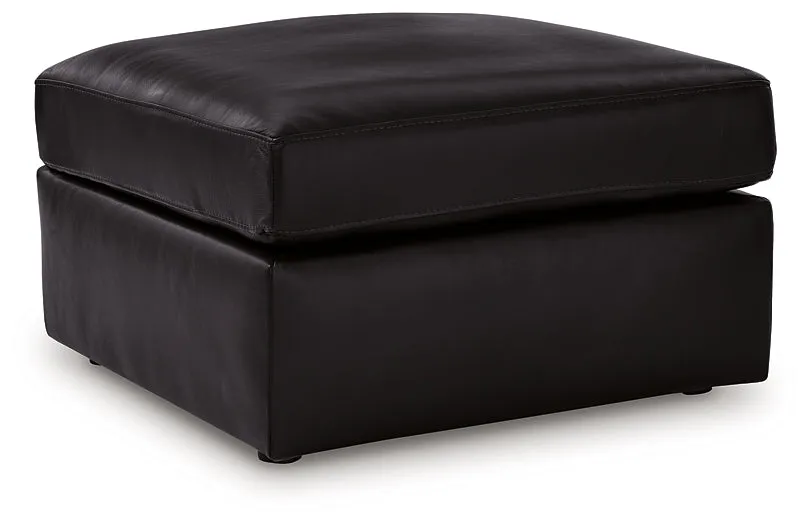 ModMax II Black Oversized Accent Ottoman - Image 2