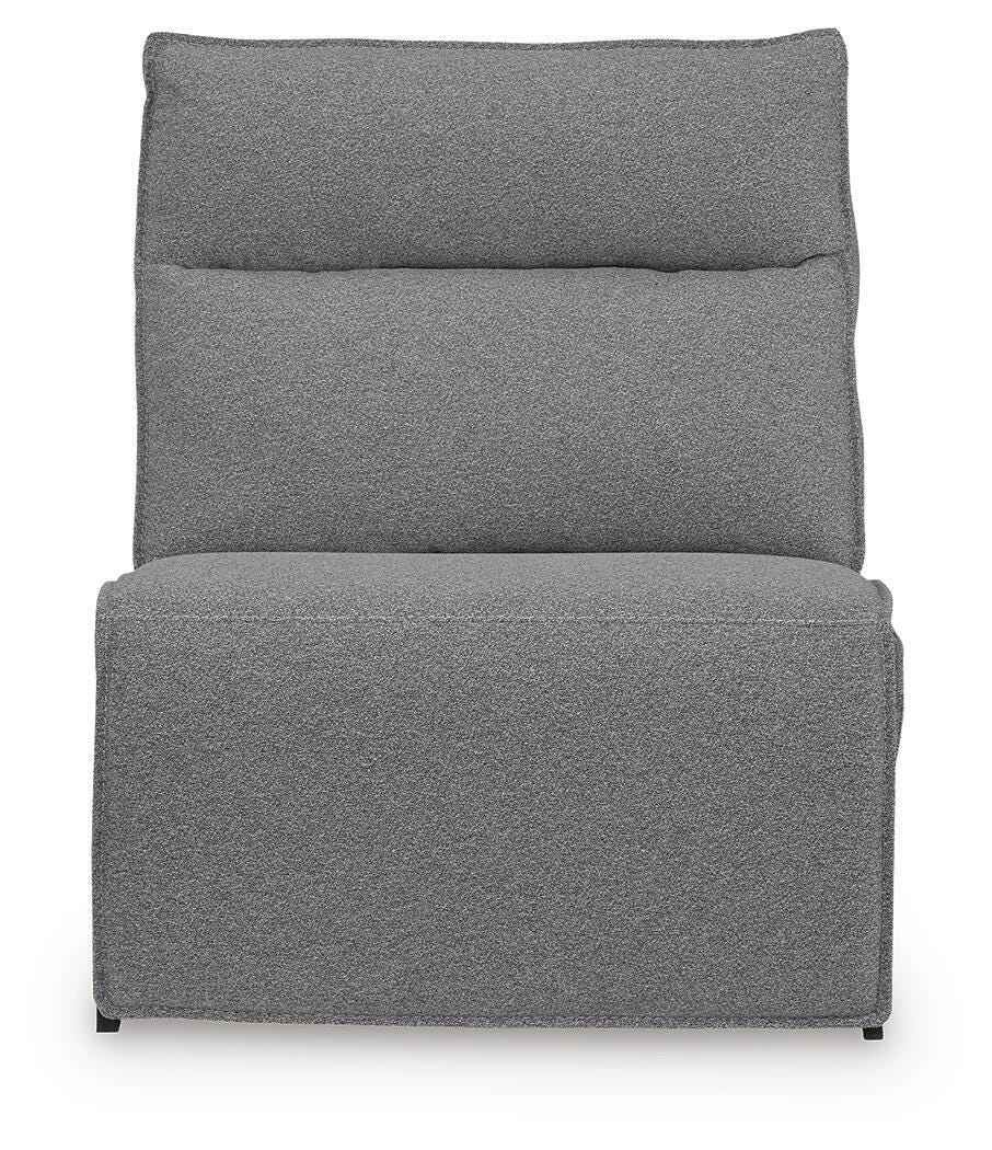 Modmax II Salt and Pepper 7-Piece Power Reclining Sectional with Audio Consoles - Image 2