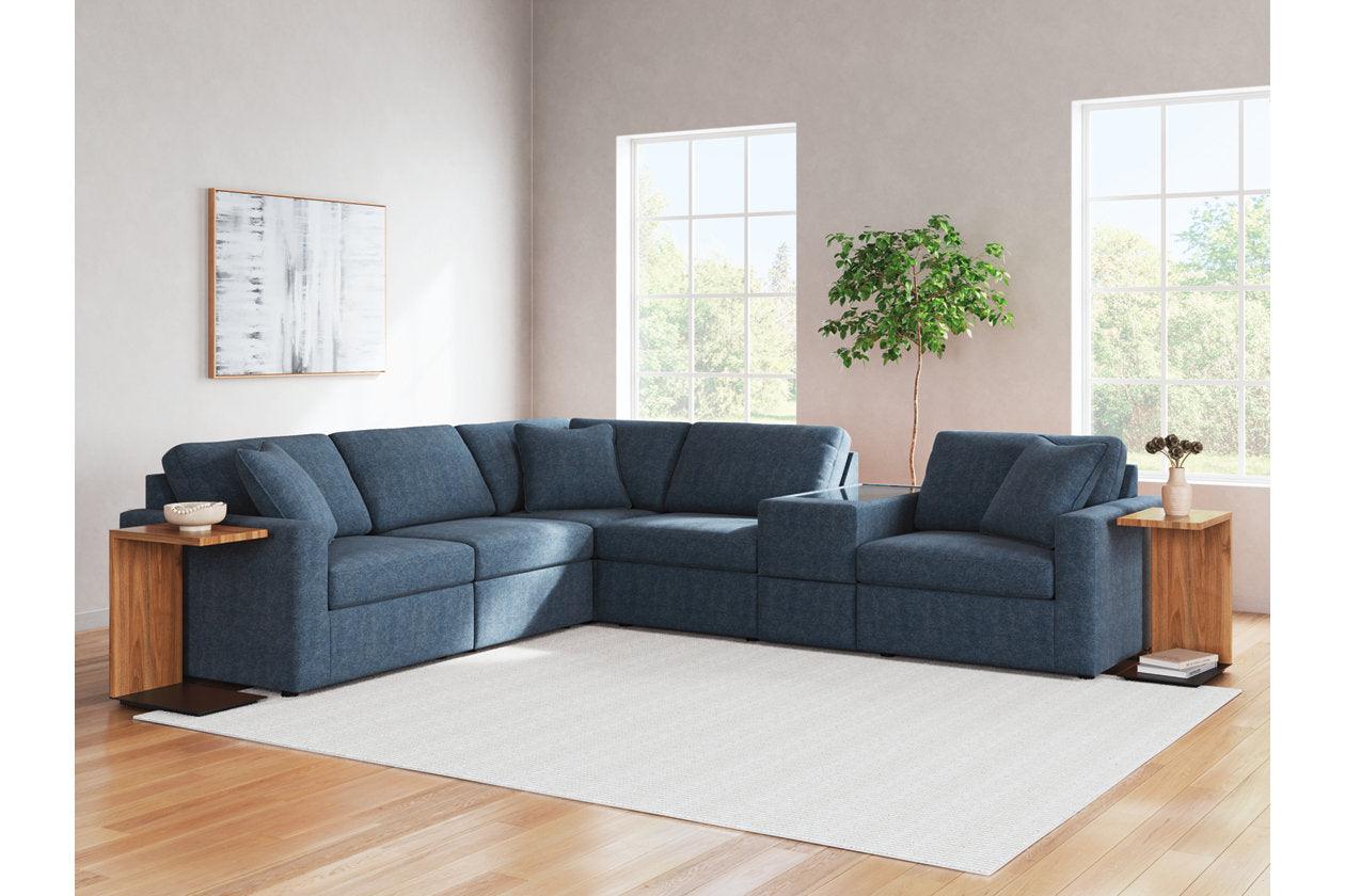 Modmax Ink 6-Piece Performance Fabric Modular Sectional