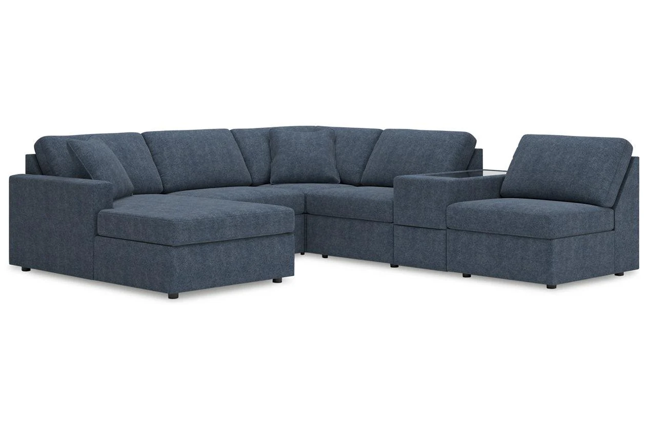 Modmax Ink 6-Piece Sectional with LAF Chaise