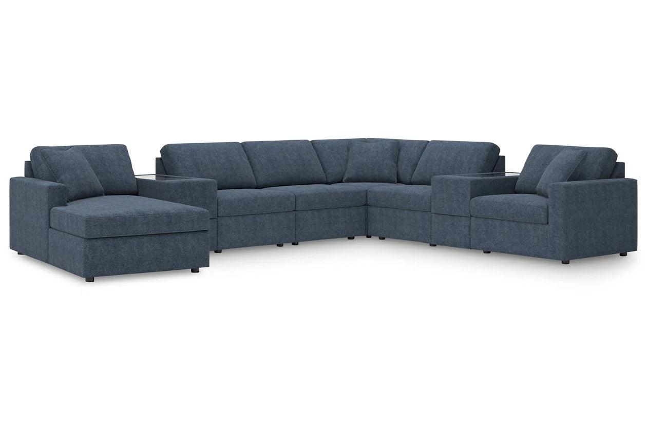 Modmax Ink 8-Piece Sectional with LAF Chaise