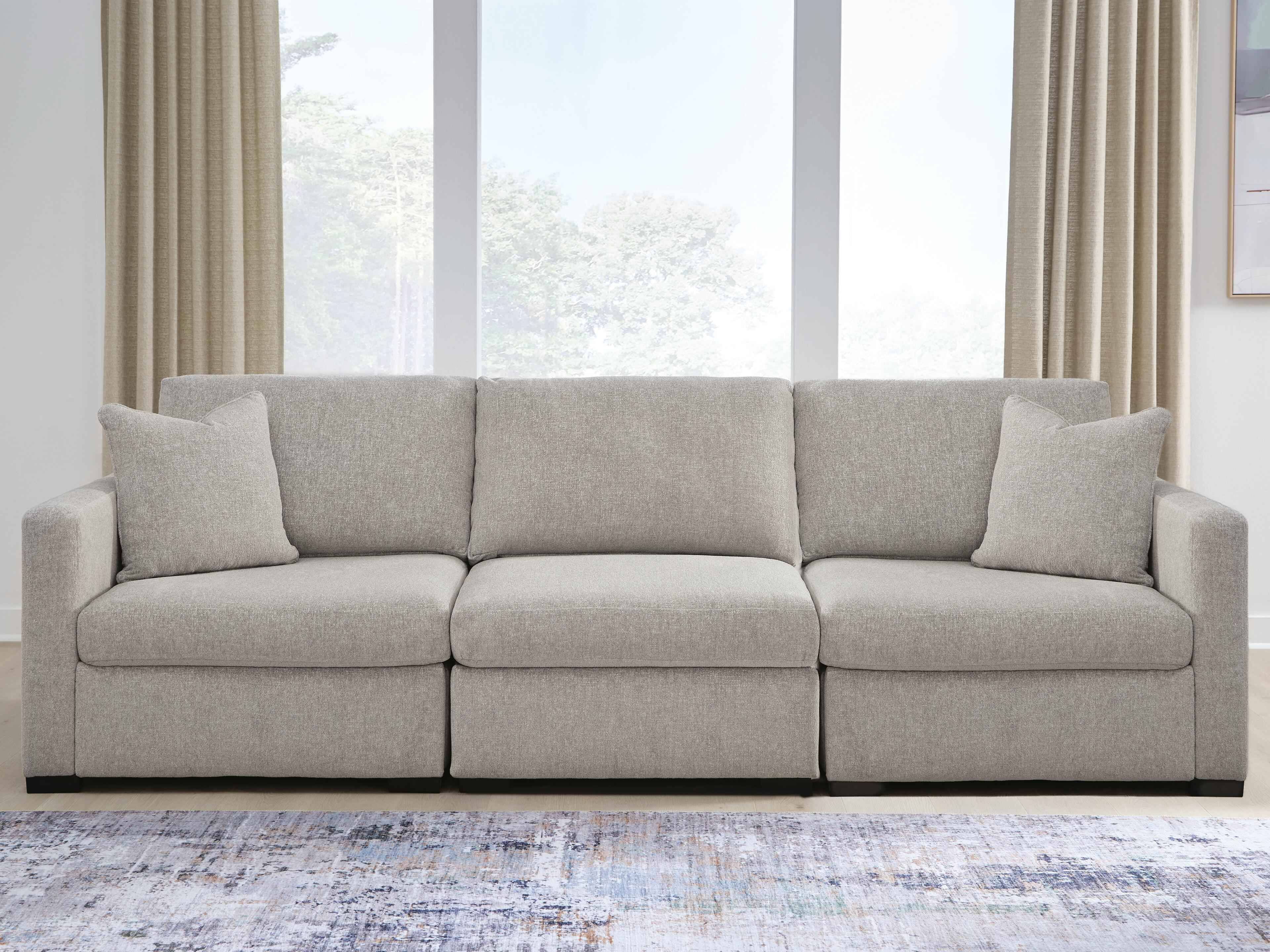 ModMax Luxe Flint 3-Piece Sectional Sofa