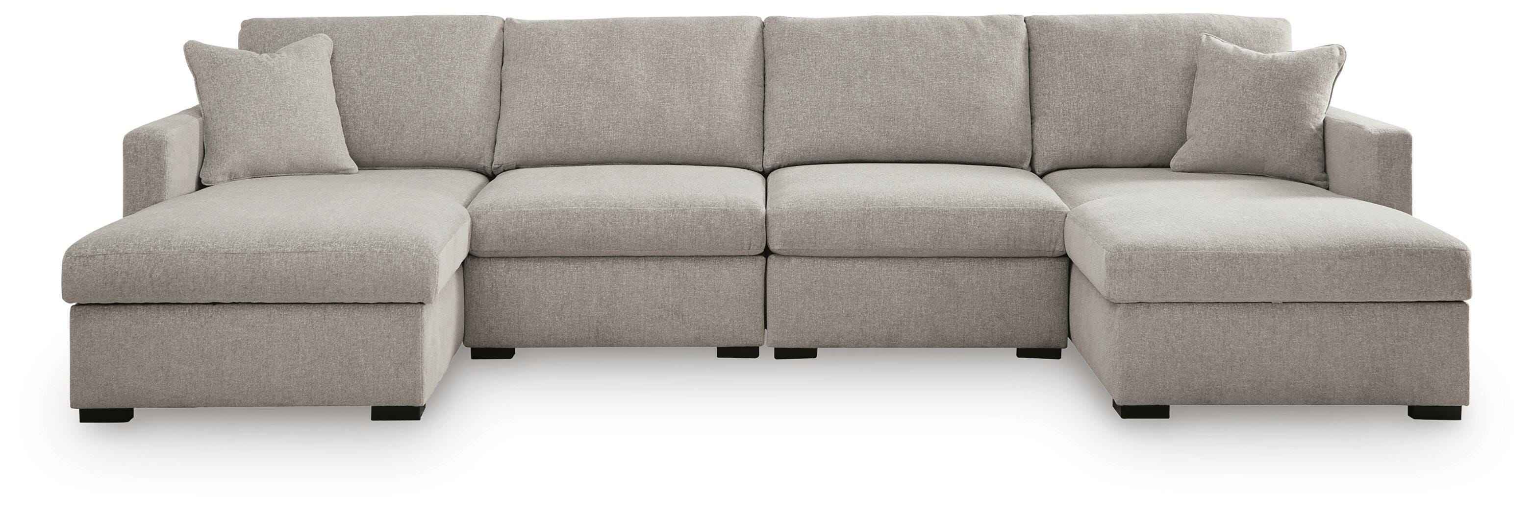 ModMax Luxe Flint 4-Piece Double Chaise Sectional - Image 2