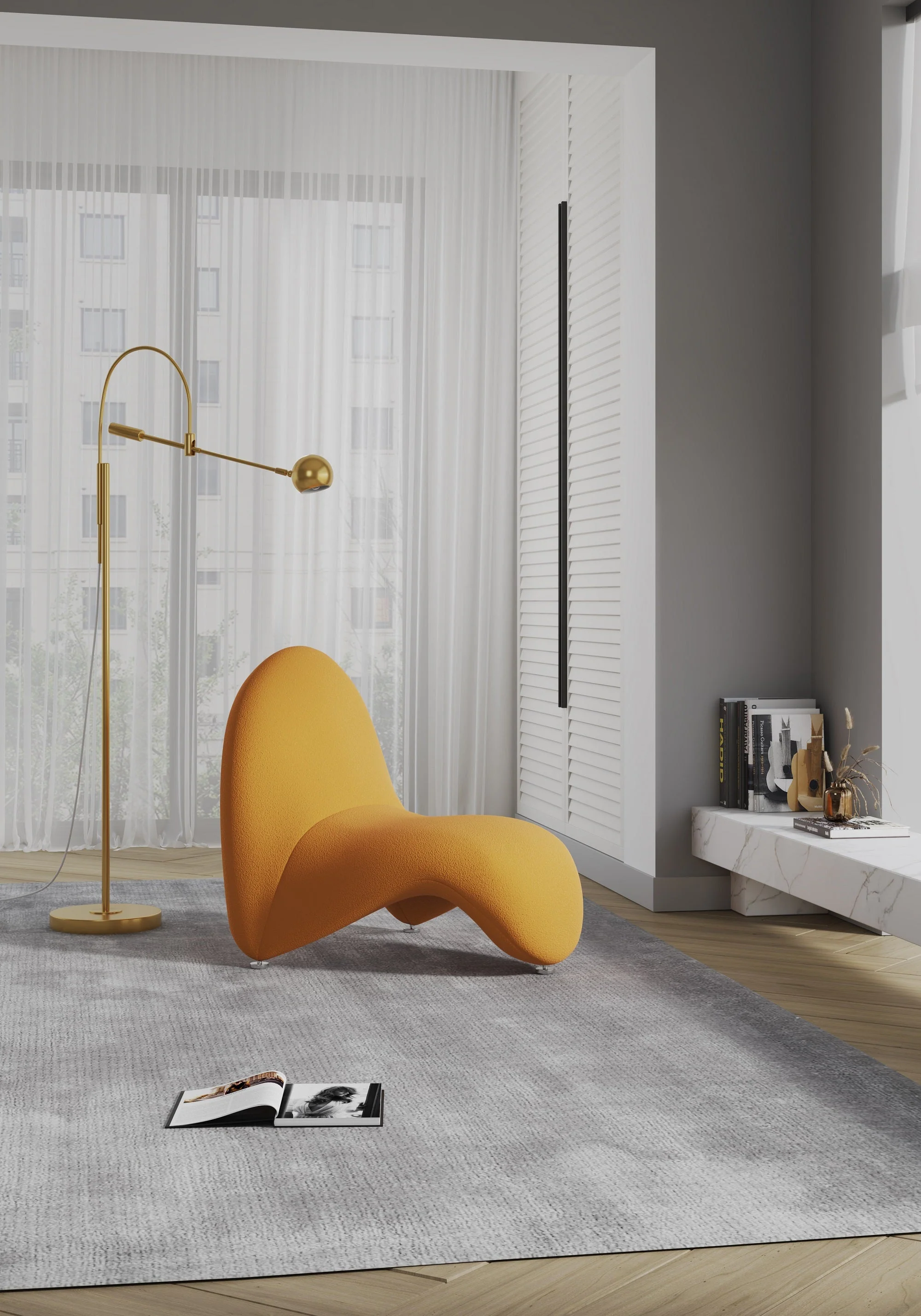 MoMa Accent Chair in Yellow - Image 2