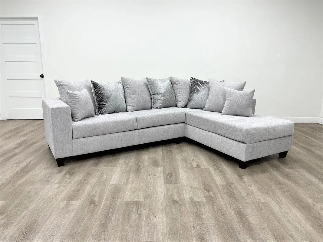 Monroe Dove Right Arm Facing (RAF) Sectional