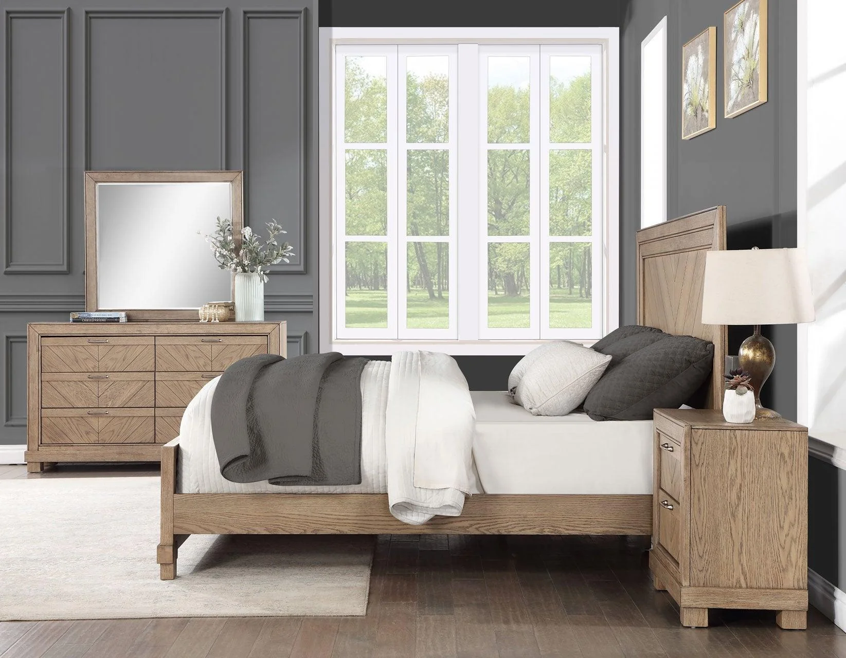 Montana King Bed, Sand - Image 7