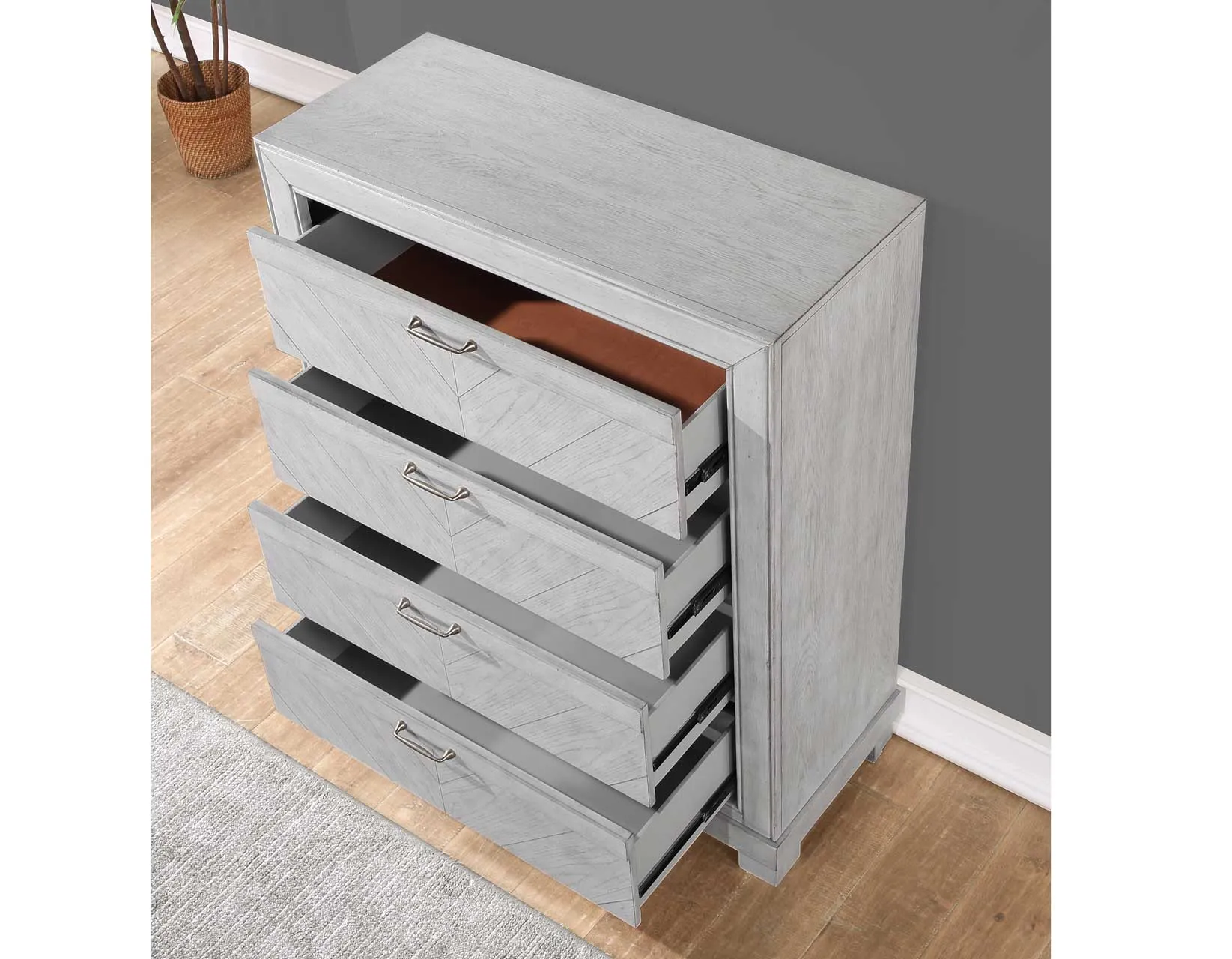 Montana Matte Gray Bedroom Set - Image 33