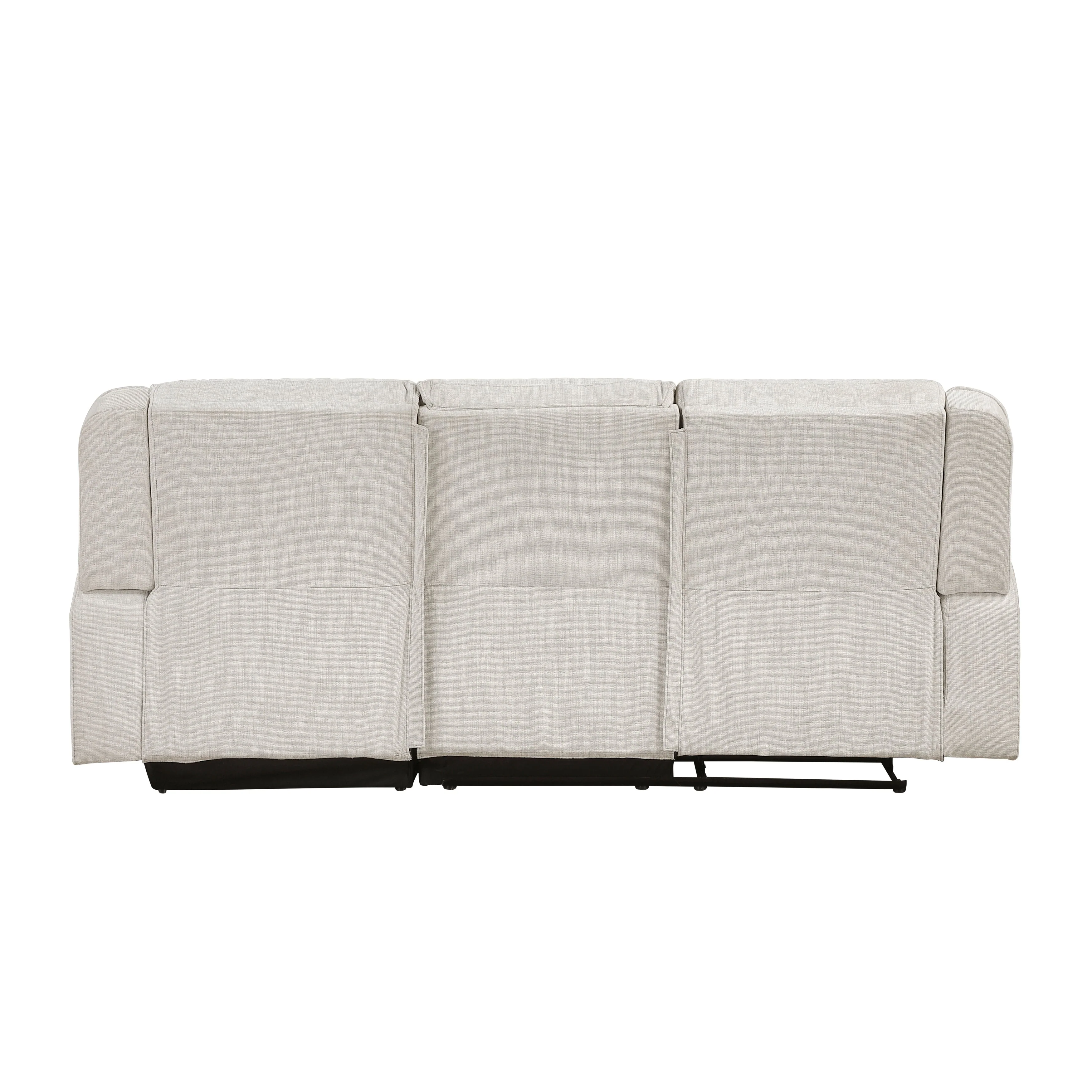 Monterey Beige Chenille Reclining Sectional with Right Chaise - Image 7