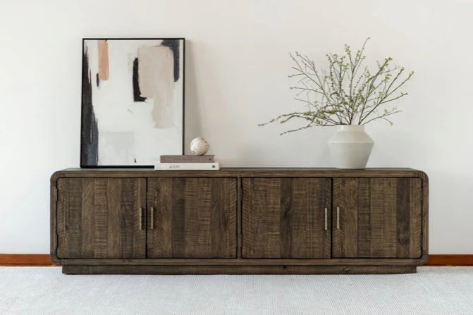 Monterey Media Cabinet Aged Brown - Image 2