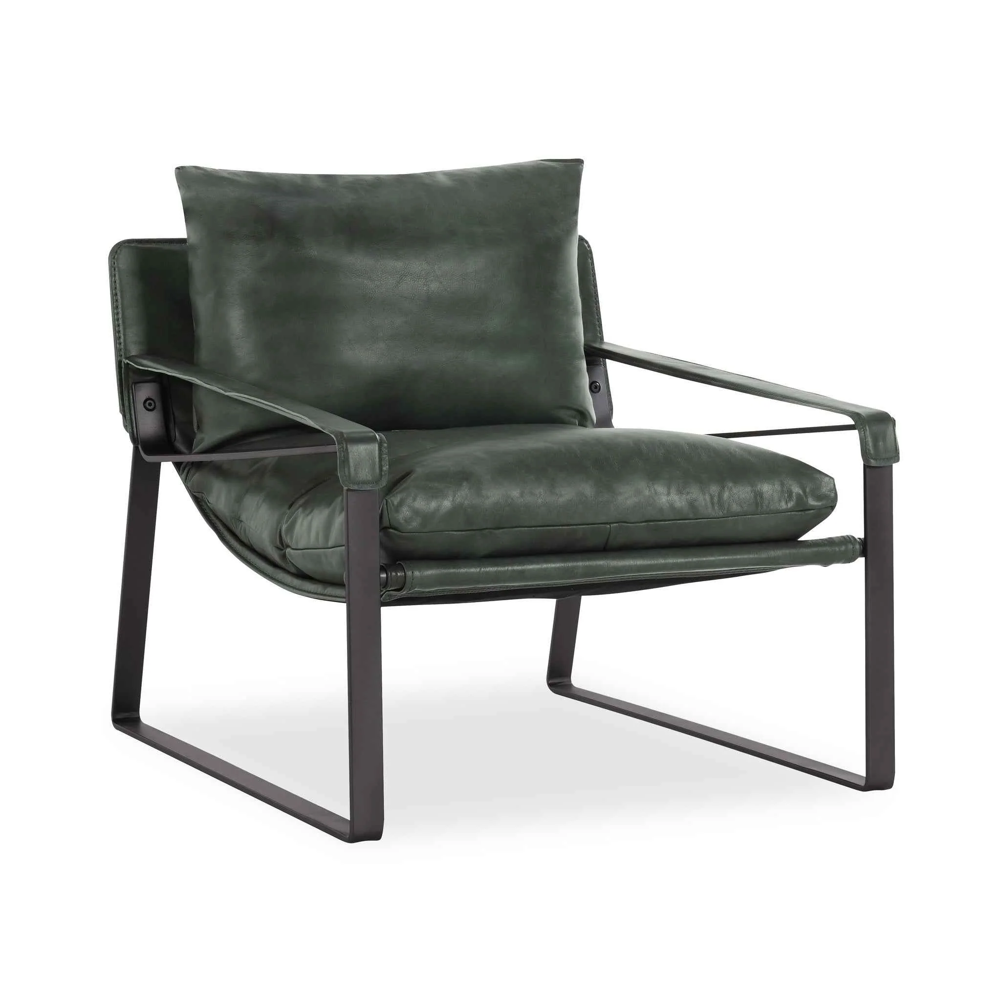 Morgan Accent Chair - Forest Green