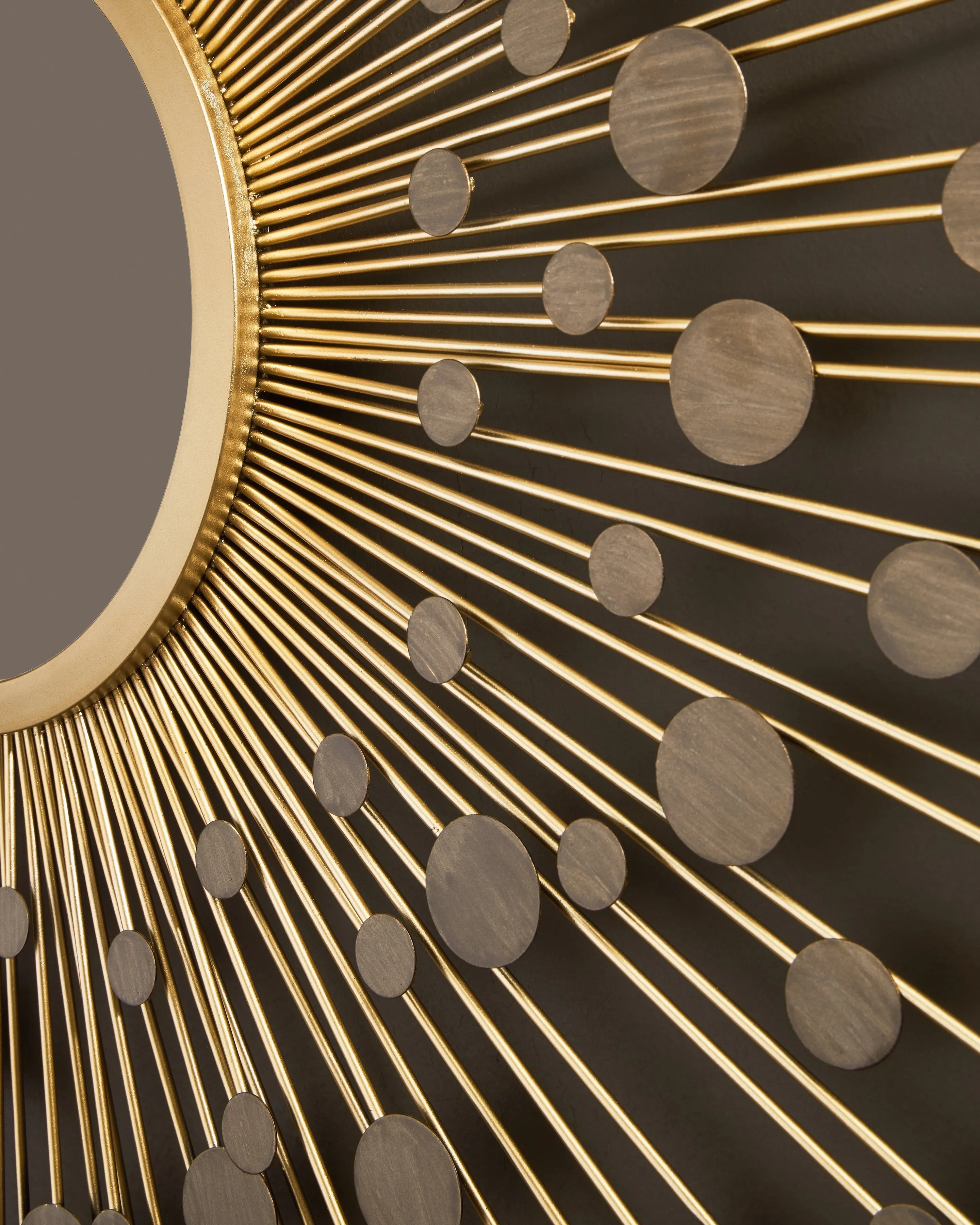 Morwenna Bronze/Gold Finish Accent Mirror - Image 5
