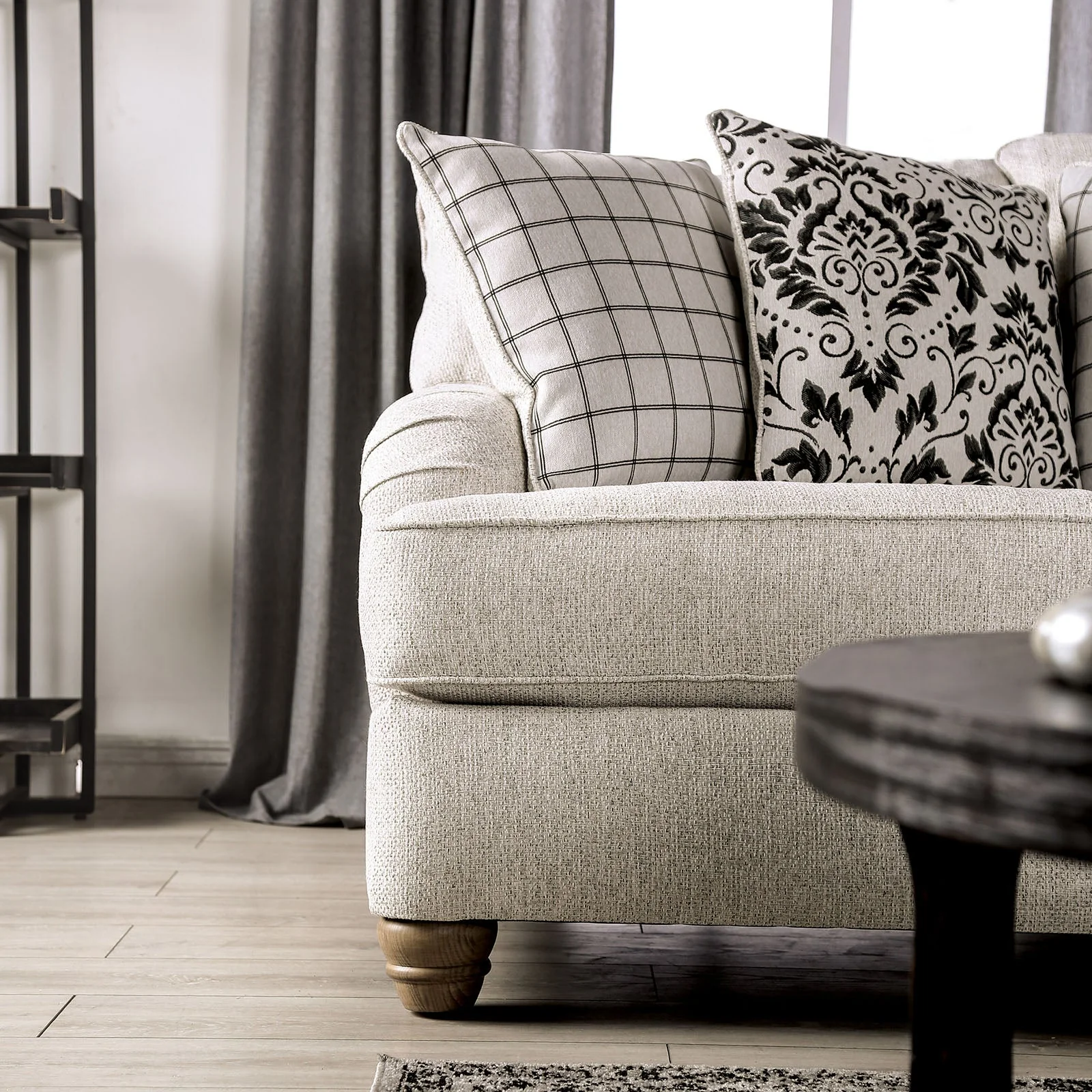 Mossley Ivory Sofa & Loveseat - Image 6