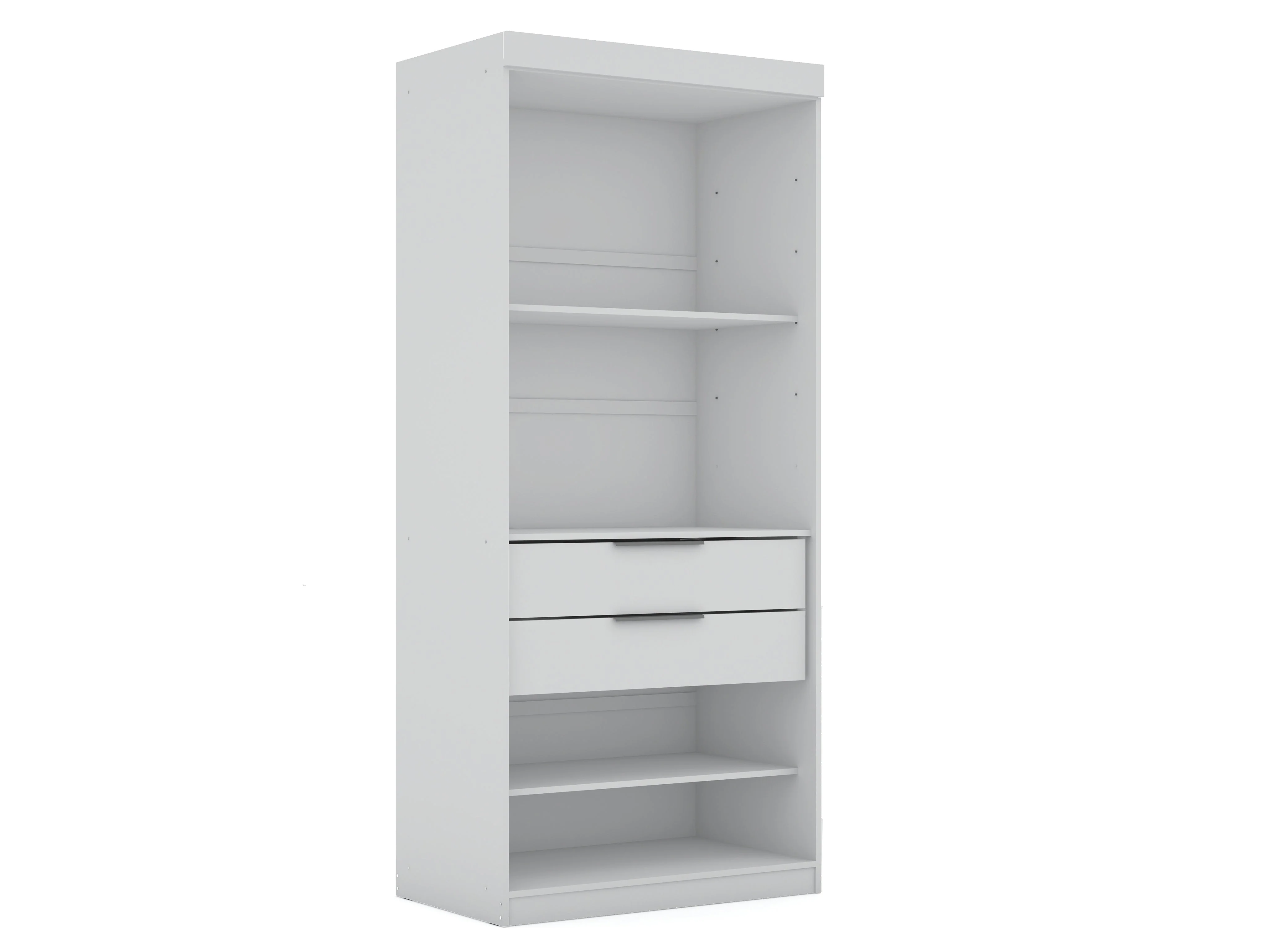 Mulberry 2.0 Sectional Wardrobe Closet in White - Image 6