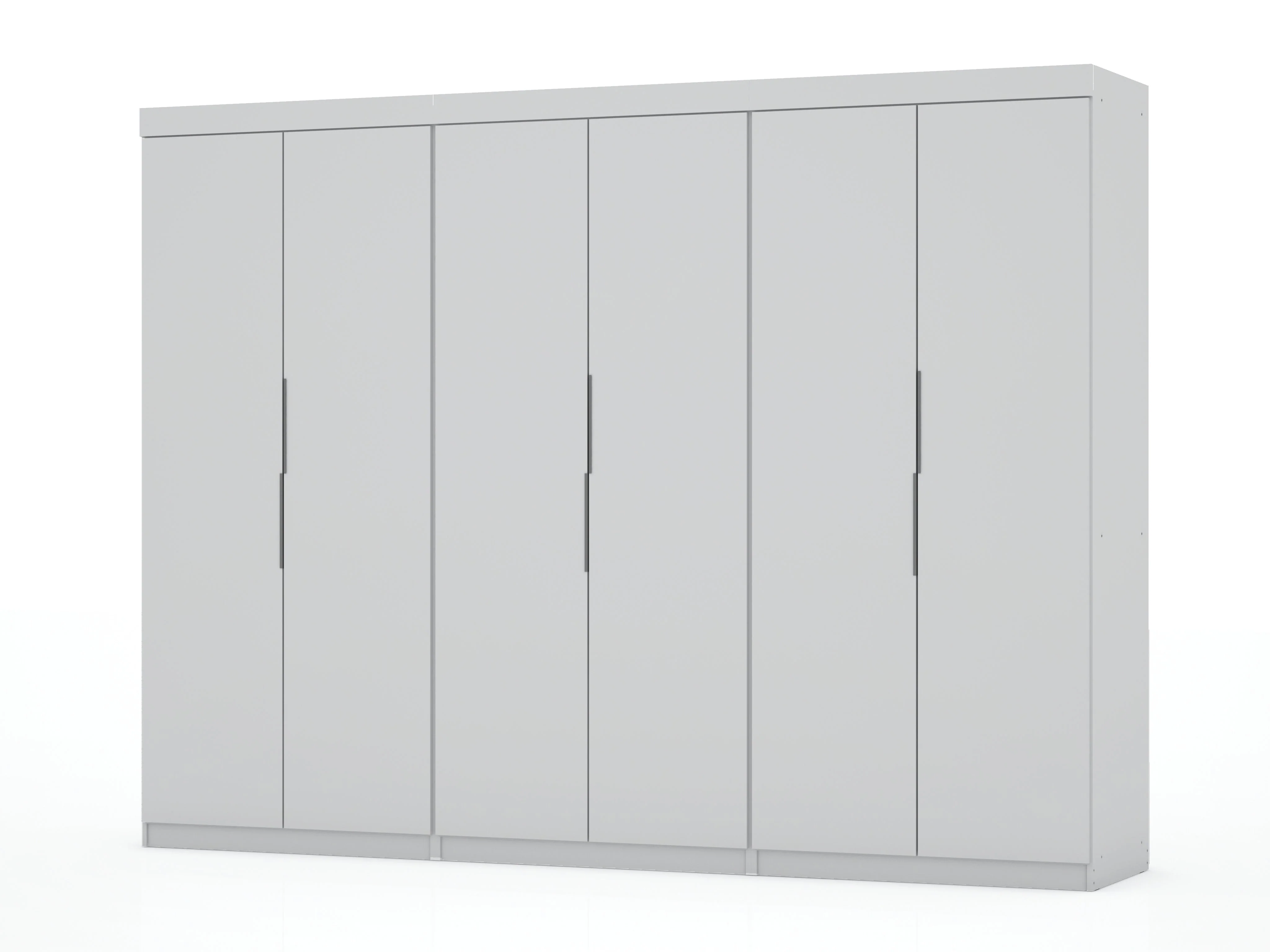 Mulberry 2.0 Wardrobe Closet in White (set of 3)