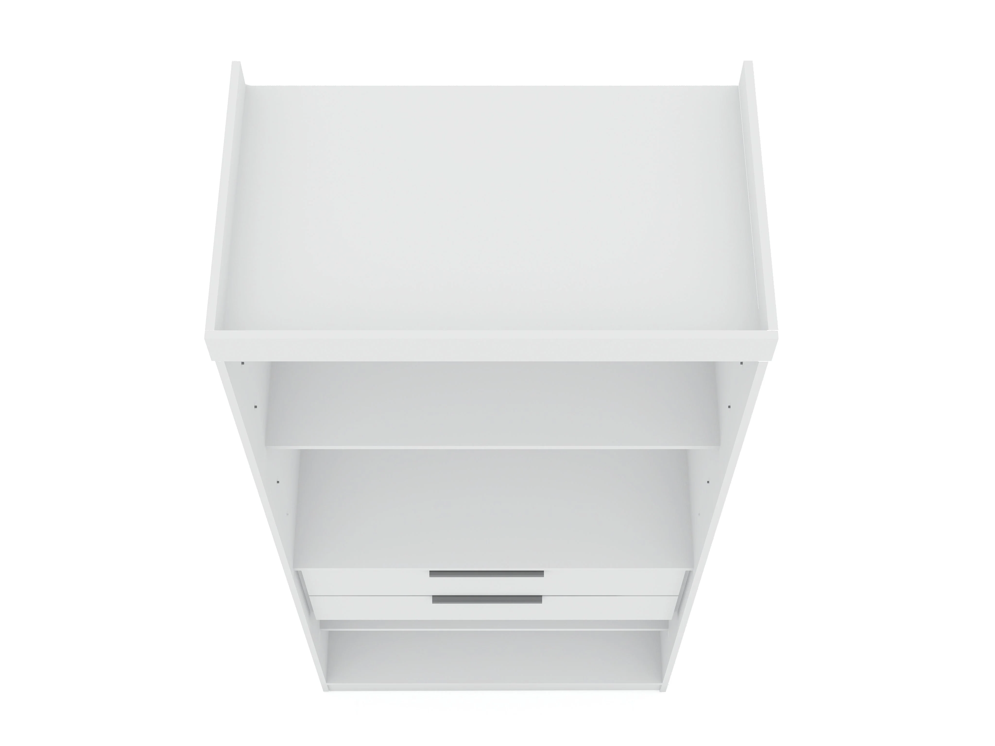 Mulberry Open 3 Sectional Closet in White (set of 3) - Image 9