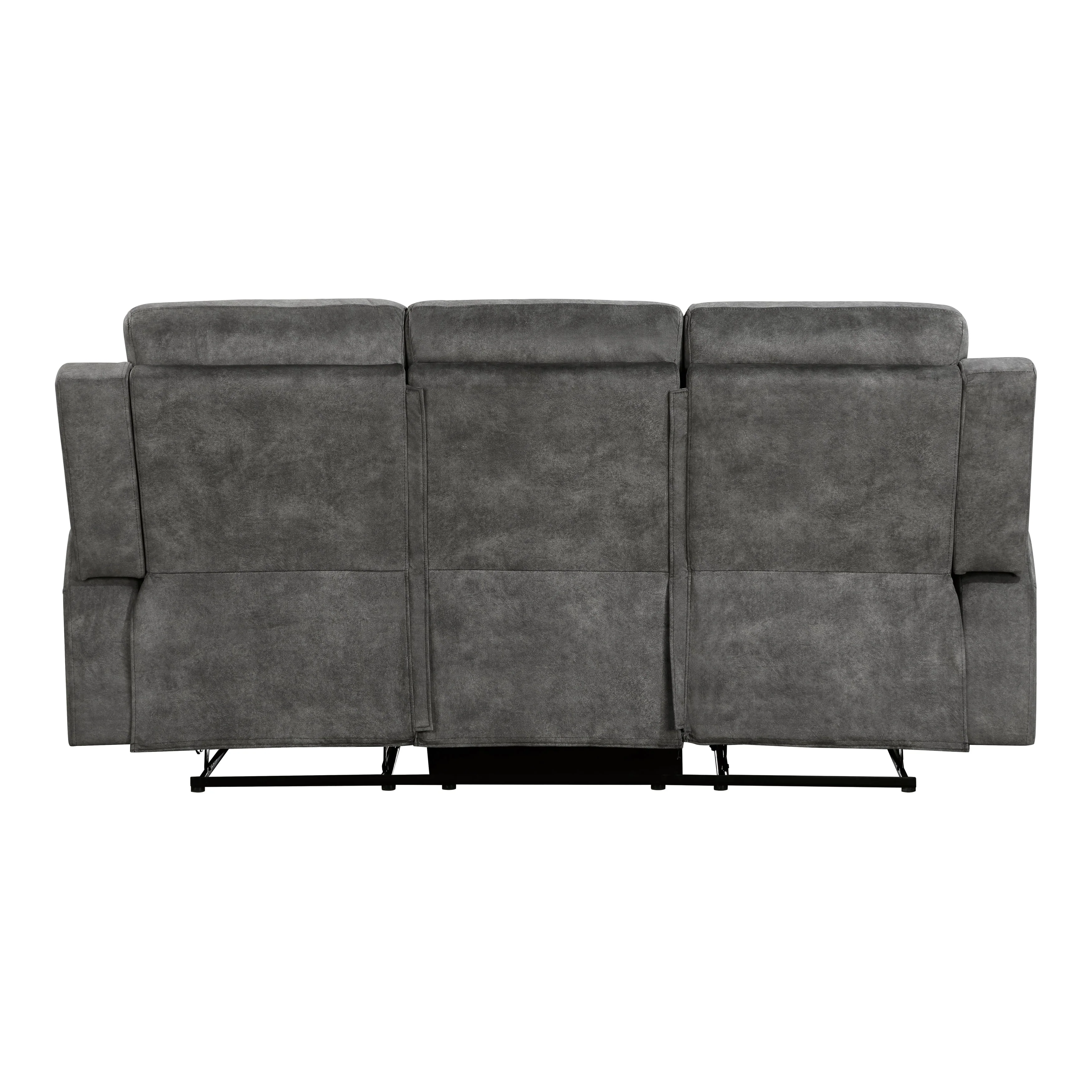 Muncie Brownish Gray Double Reclining Living Room Set - Image 6