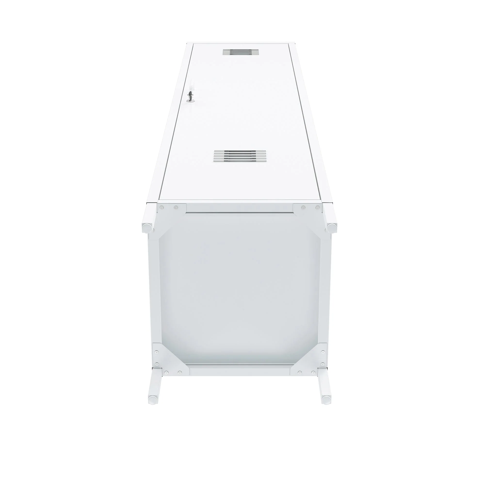 Naomi 15" Single Locker Storage Cabinet in White - Image 11