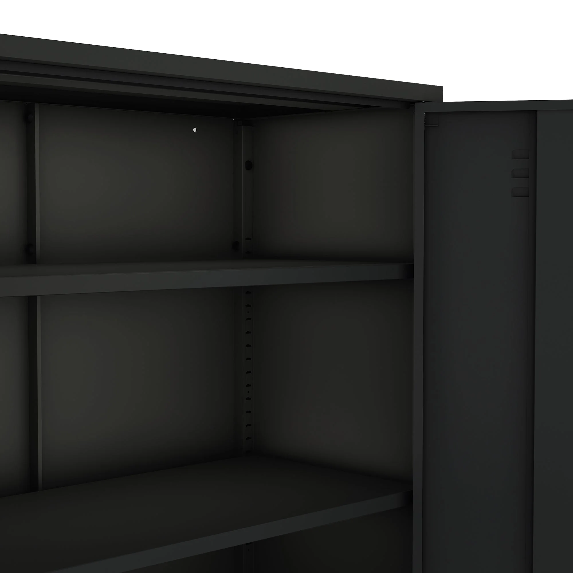Naomi 31.5" Accent Cabinet in Black - Image 6