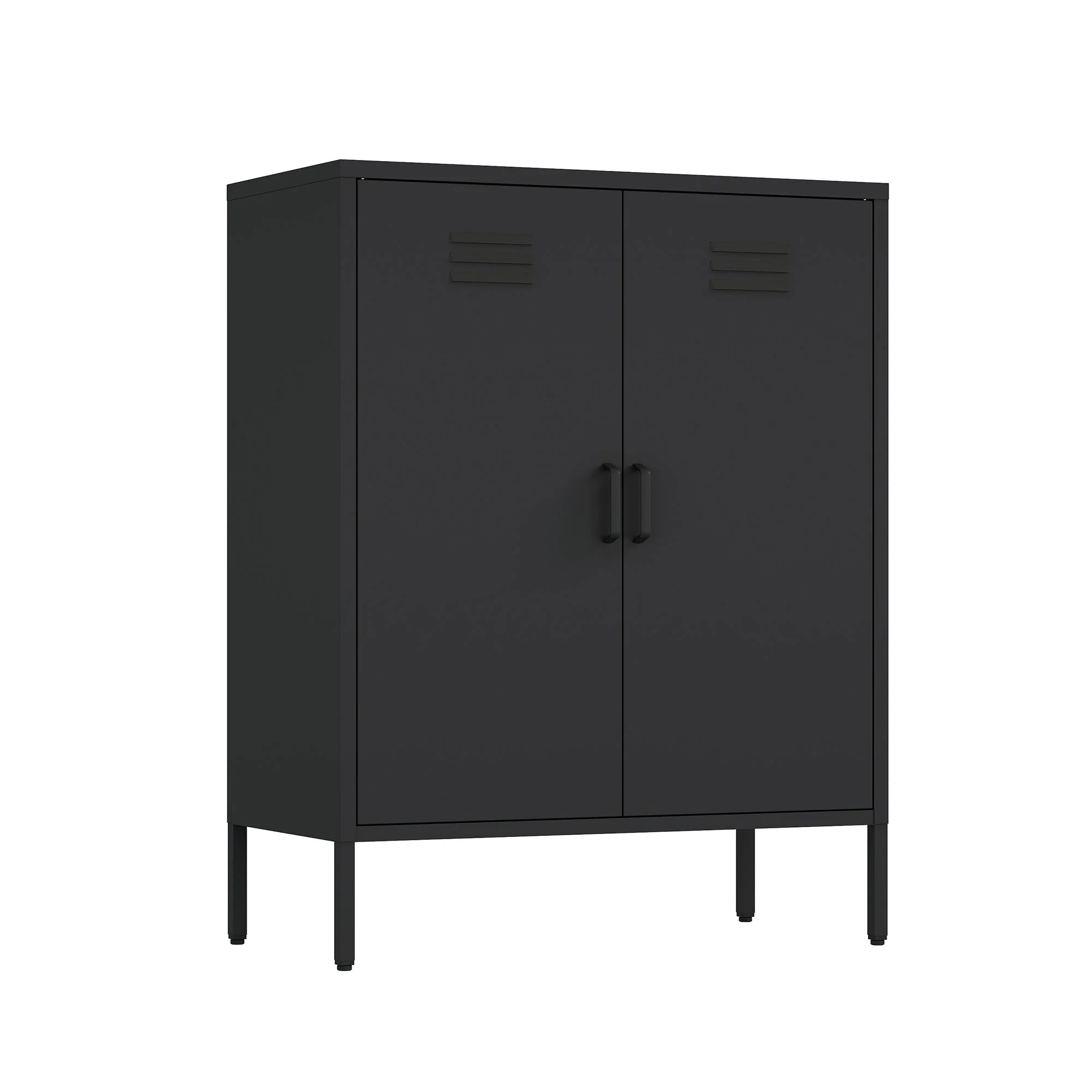 Naomi 31.5" Accent Cabinet in Black - Image 7